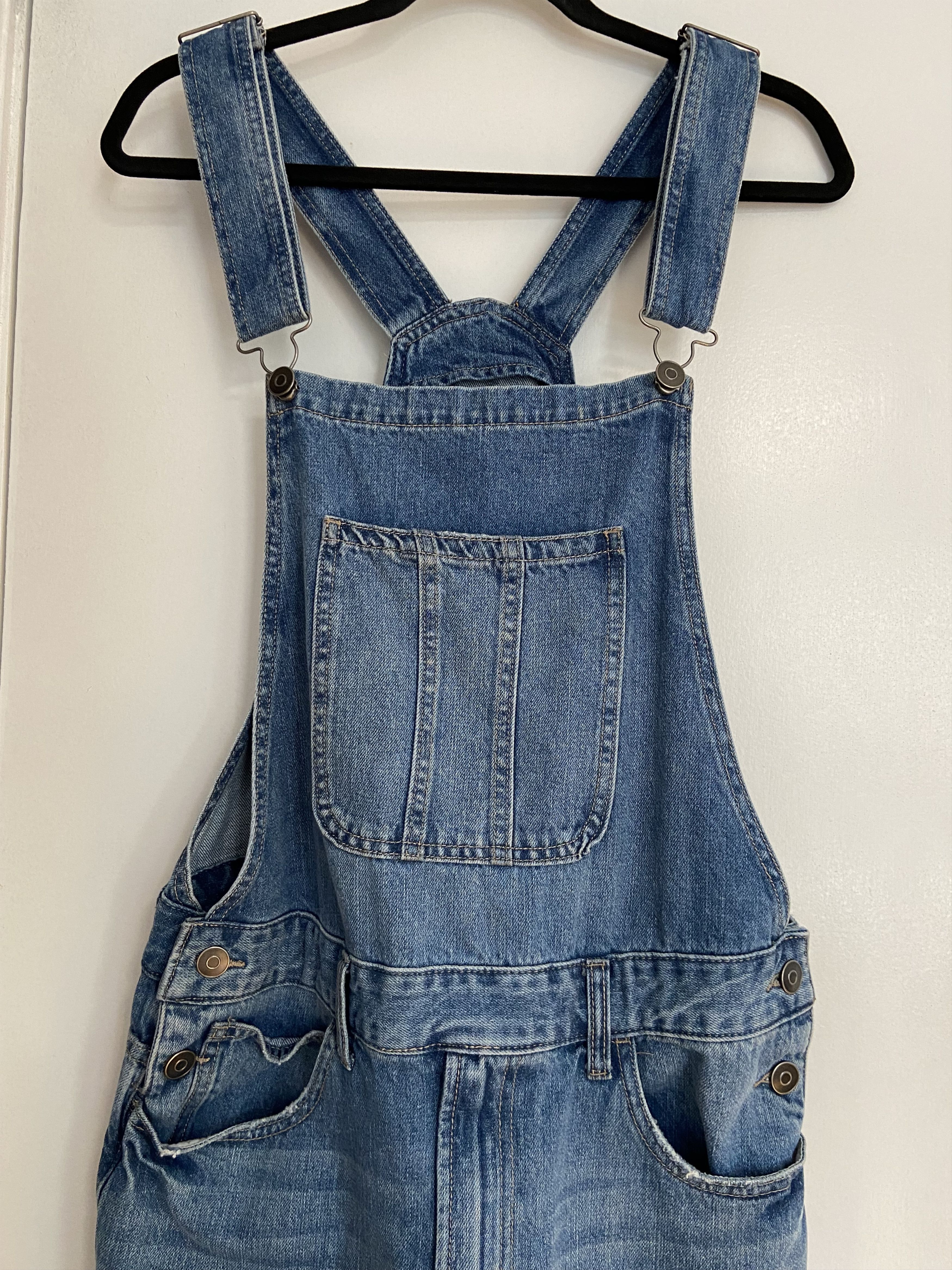 Forever 21 Distressed Denim Overalls | Grailed