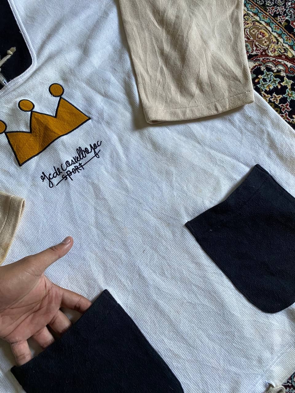 Disney × Jean Charles De Castelbajac JCDC SPORT MULTICOLOUR POCKETED HOODIE SWEATER Size US XL / EU 56 / 4 - 4 Thumbnail