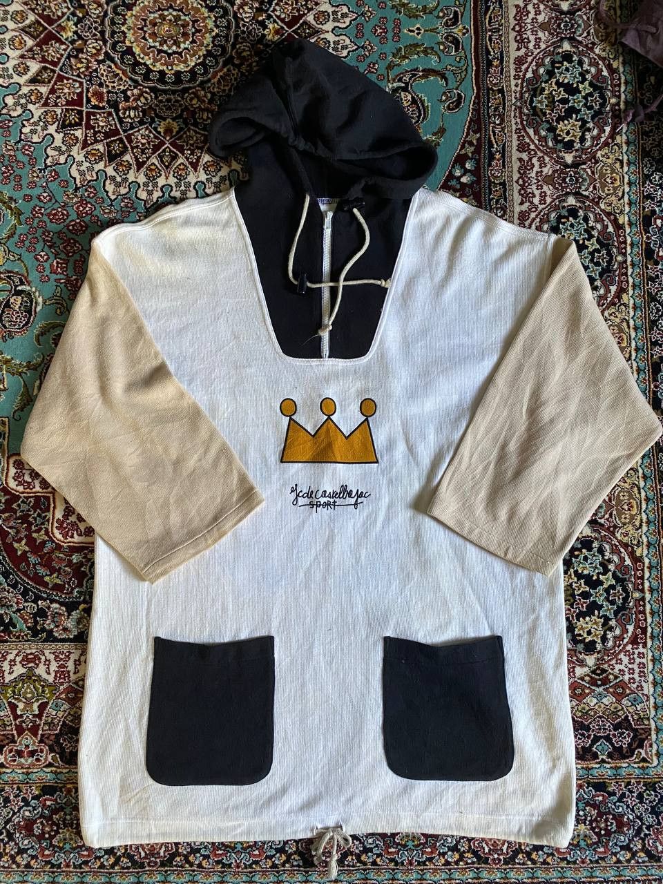 JCDC SPORT MULTICOLOUR POCKETED HOODIE SWEATER