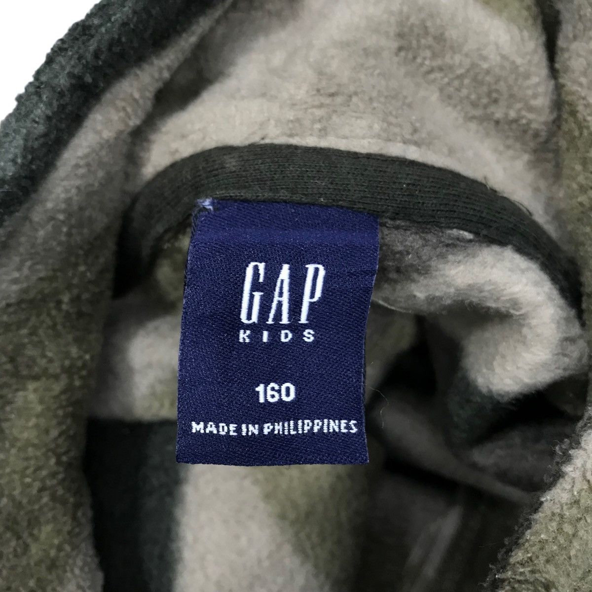 Gap Vintage GAP Fleece Sweatshirt Sherpa Camouflage Big Logo Size US S / EU 44-46 / 1 - 5 Thumbnail