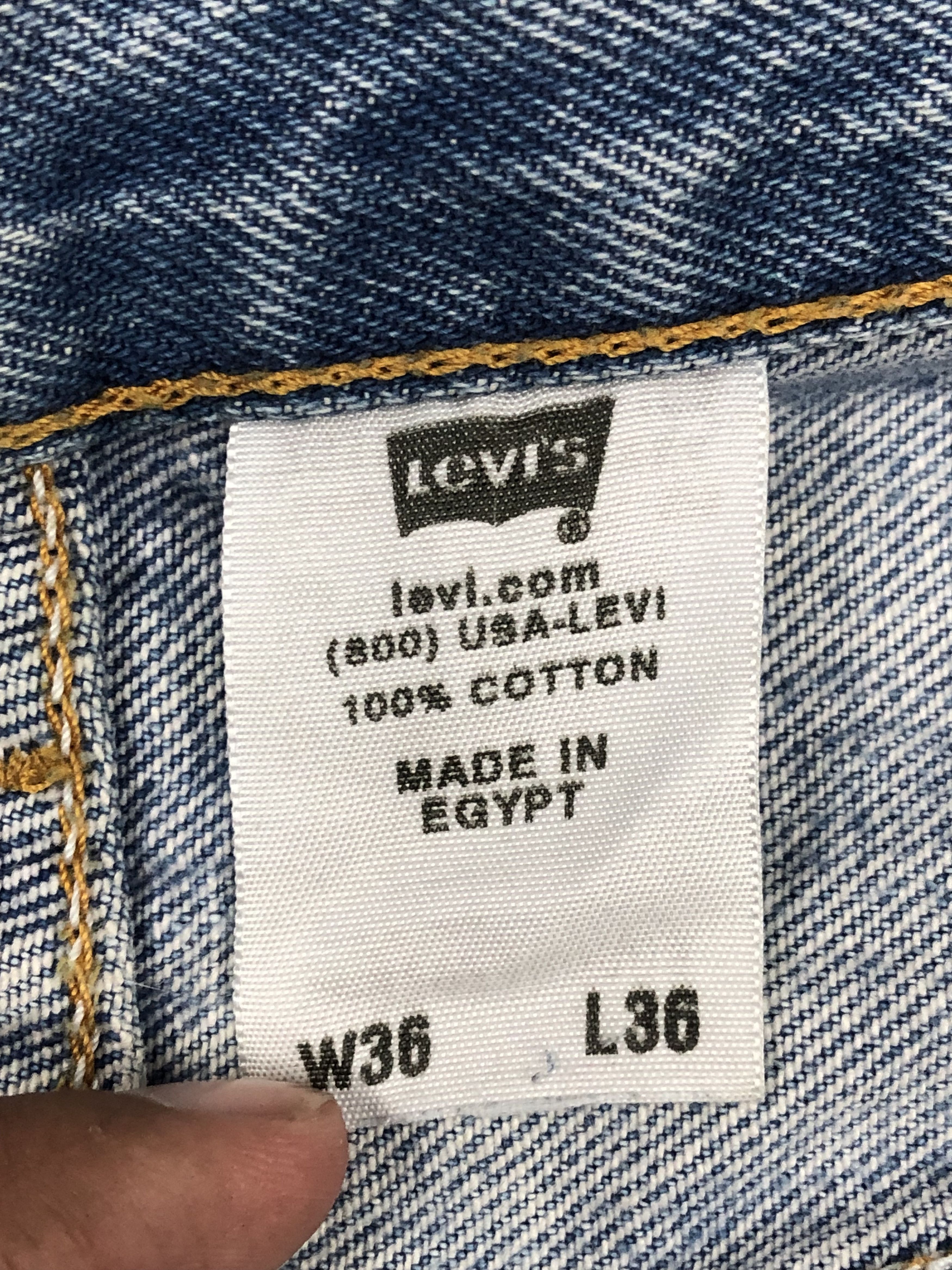 Levi's Faded Blue Vintage Levis 501 Jeans DP1503 Size US 36 / EU 52 - 9 Thumbnail