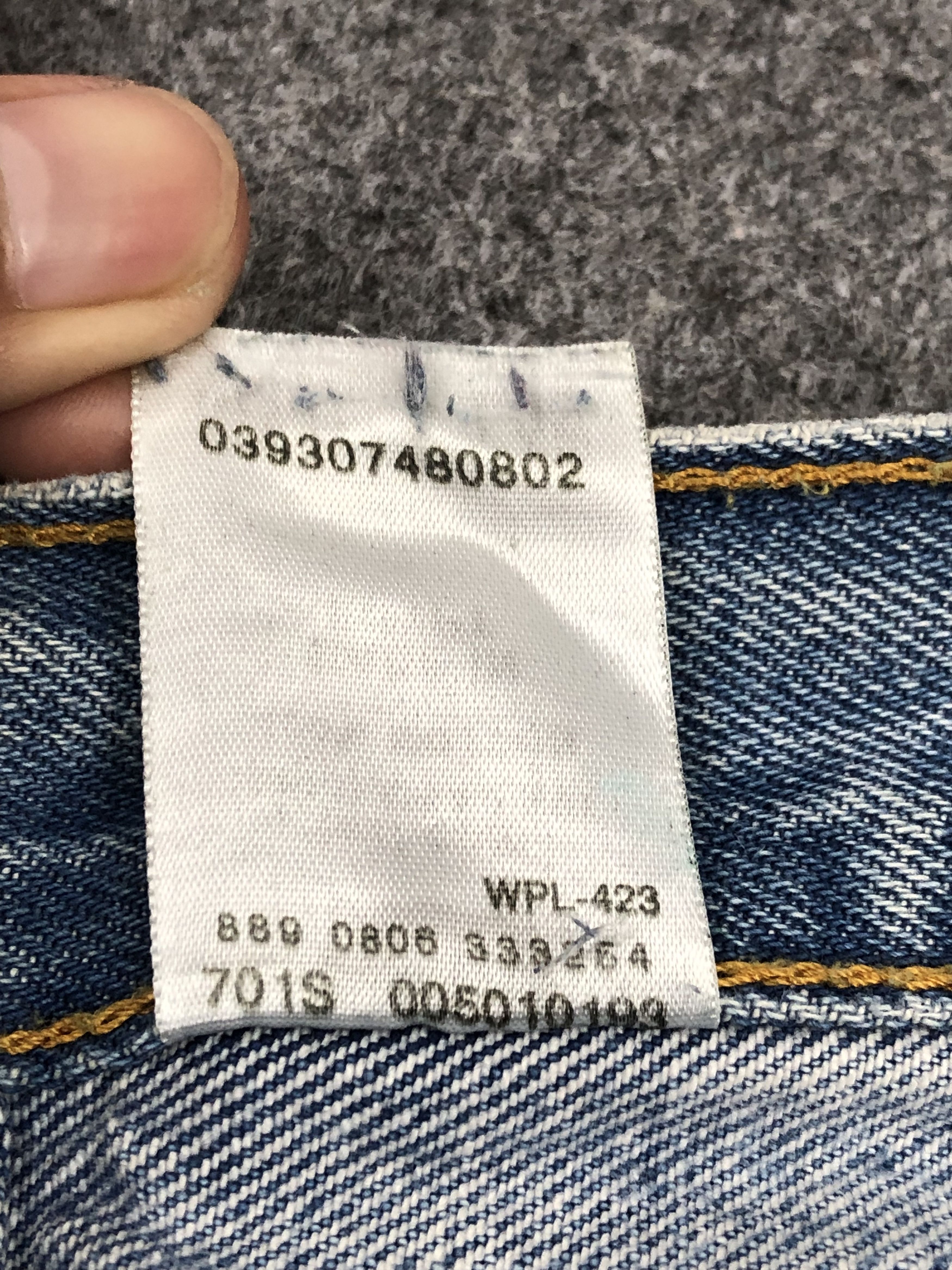 Levi's Faded Blue Vintage Levis 501 Jeans DP1503 Size US 36 / EU 52 - 10 Thumbnail