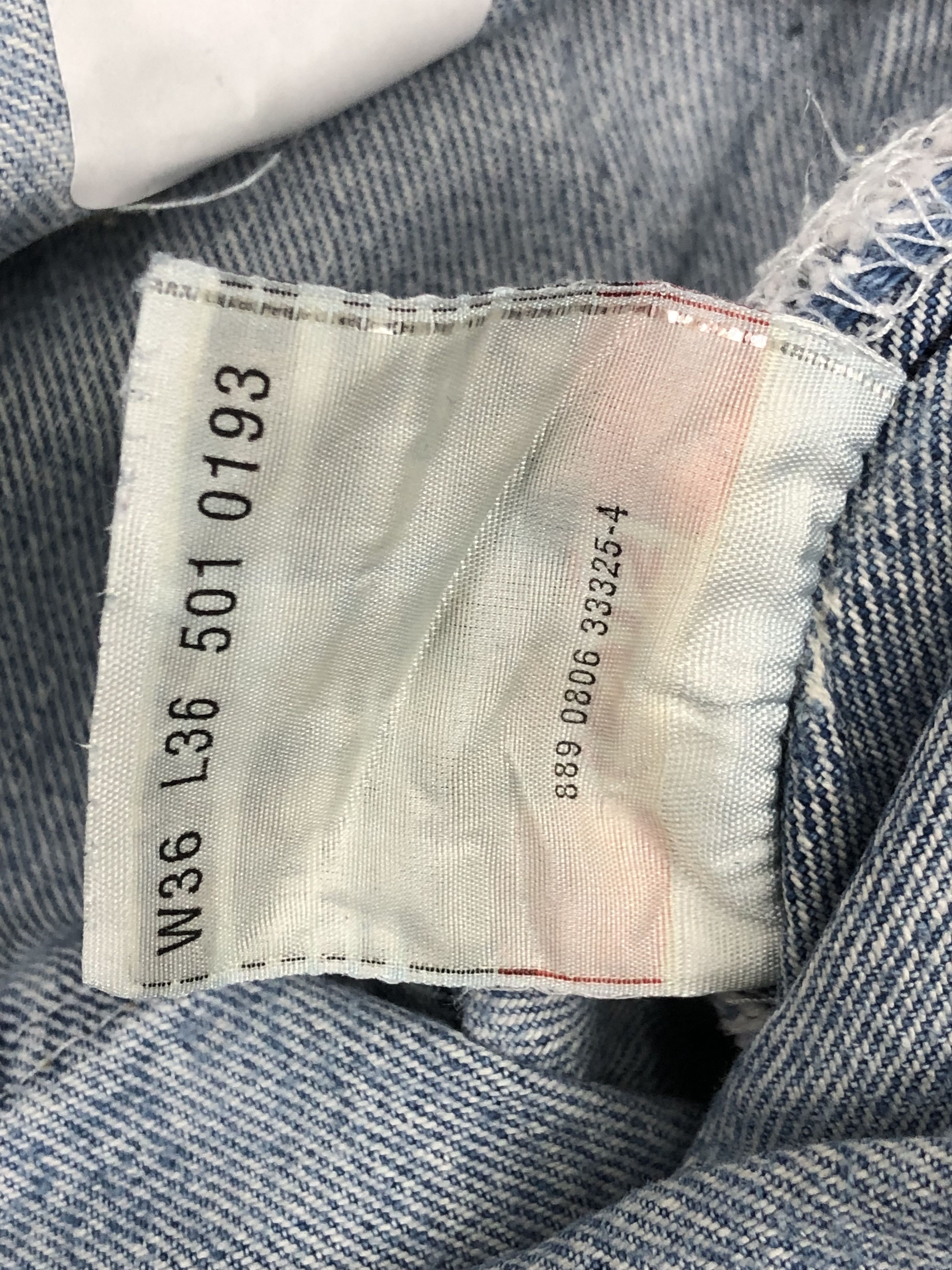Levi's Faded Blue Vintage Levis 501 Jeans DP1503 Size US 36 / EU 52 - 8 Thumbnail