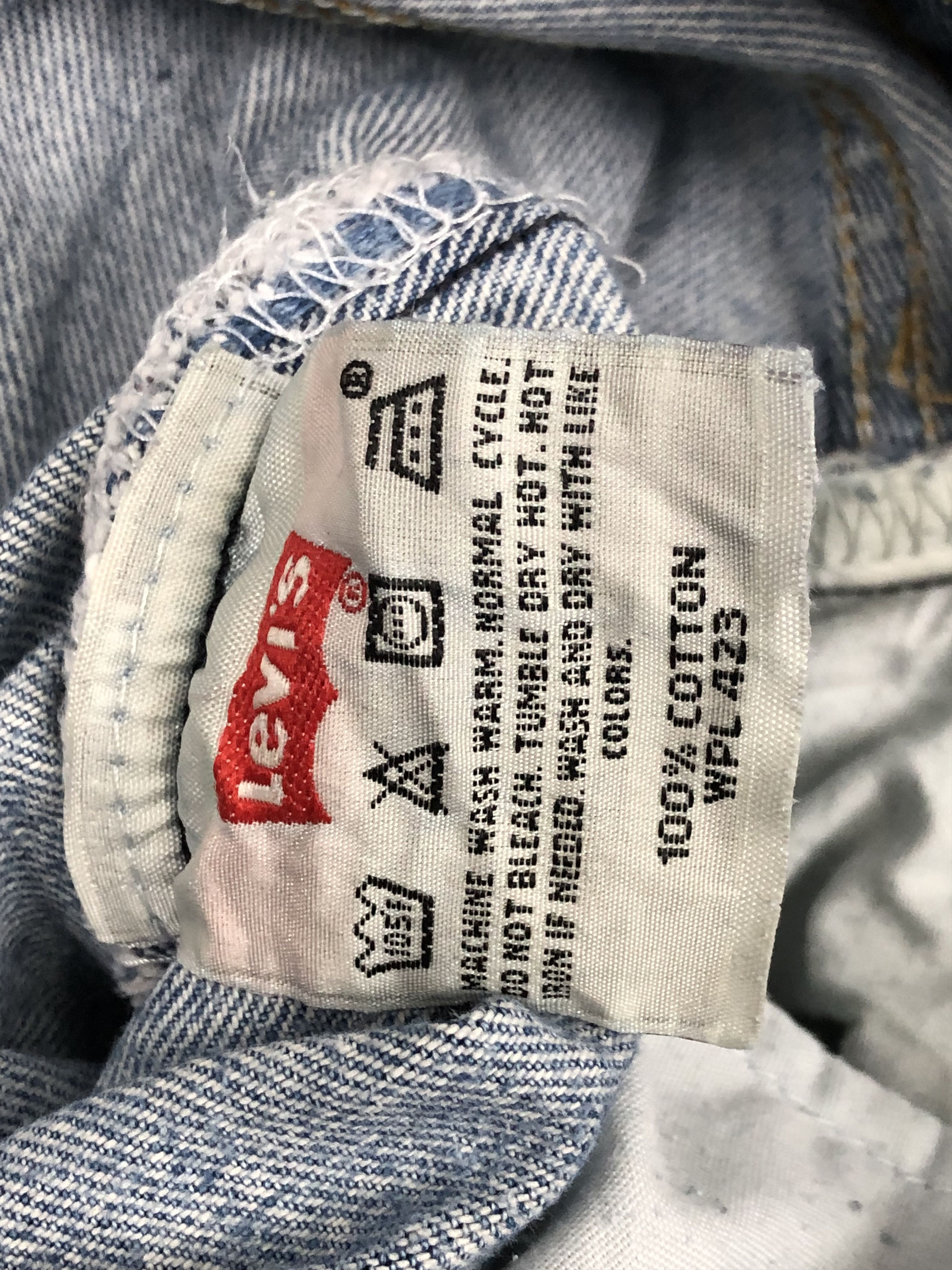 Levi's Faded Blue Vintage Levis 501 Jeans DP1503 Size US 36 / EU 52 - 7 Thumbnail