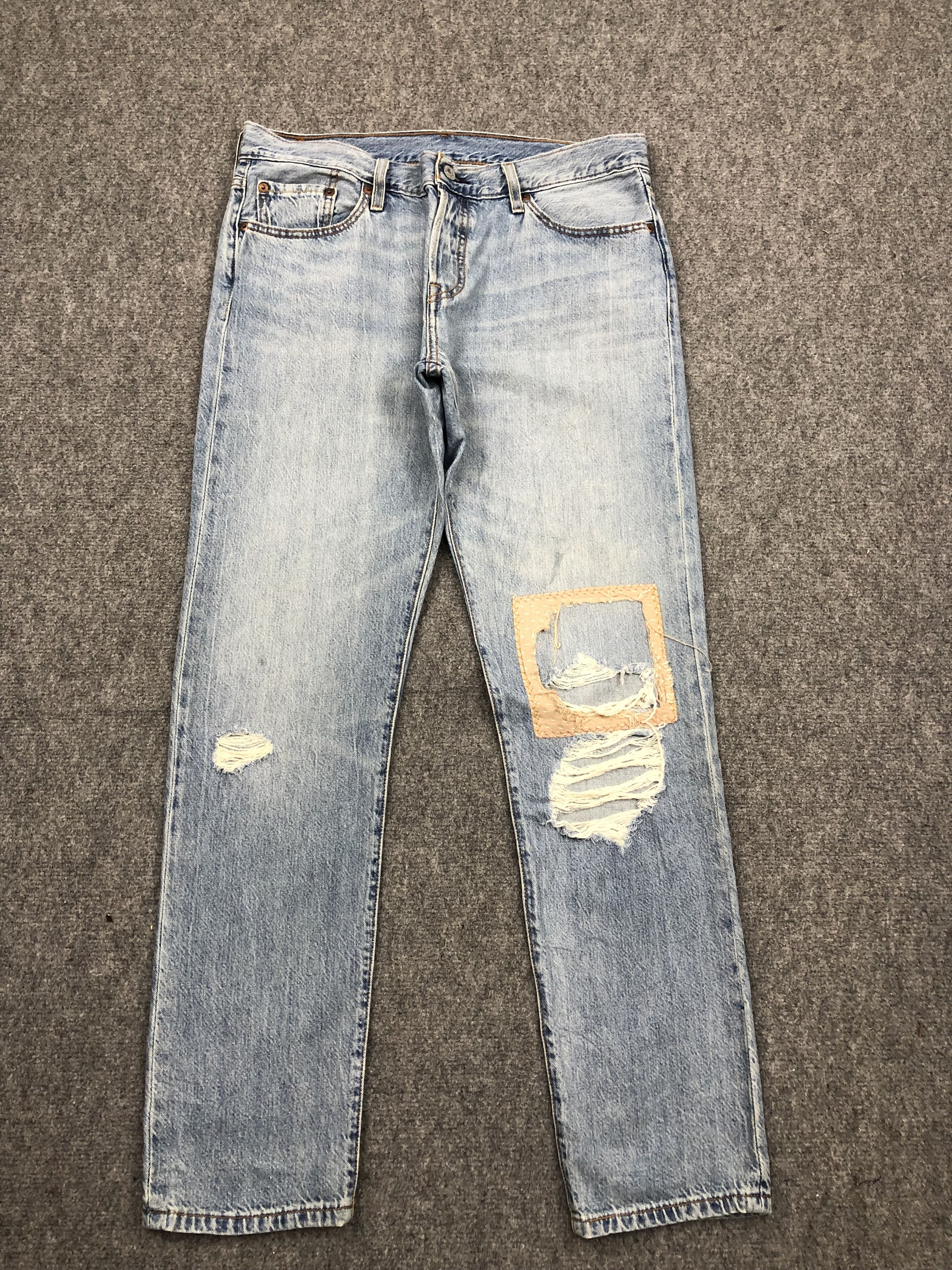Levi's Light Wash Vintage Levis 501 Jeans DP1502 Size US 34 / EU 50 - 1 Thumbnail