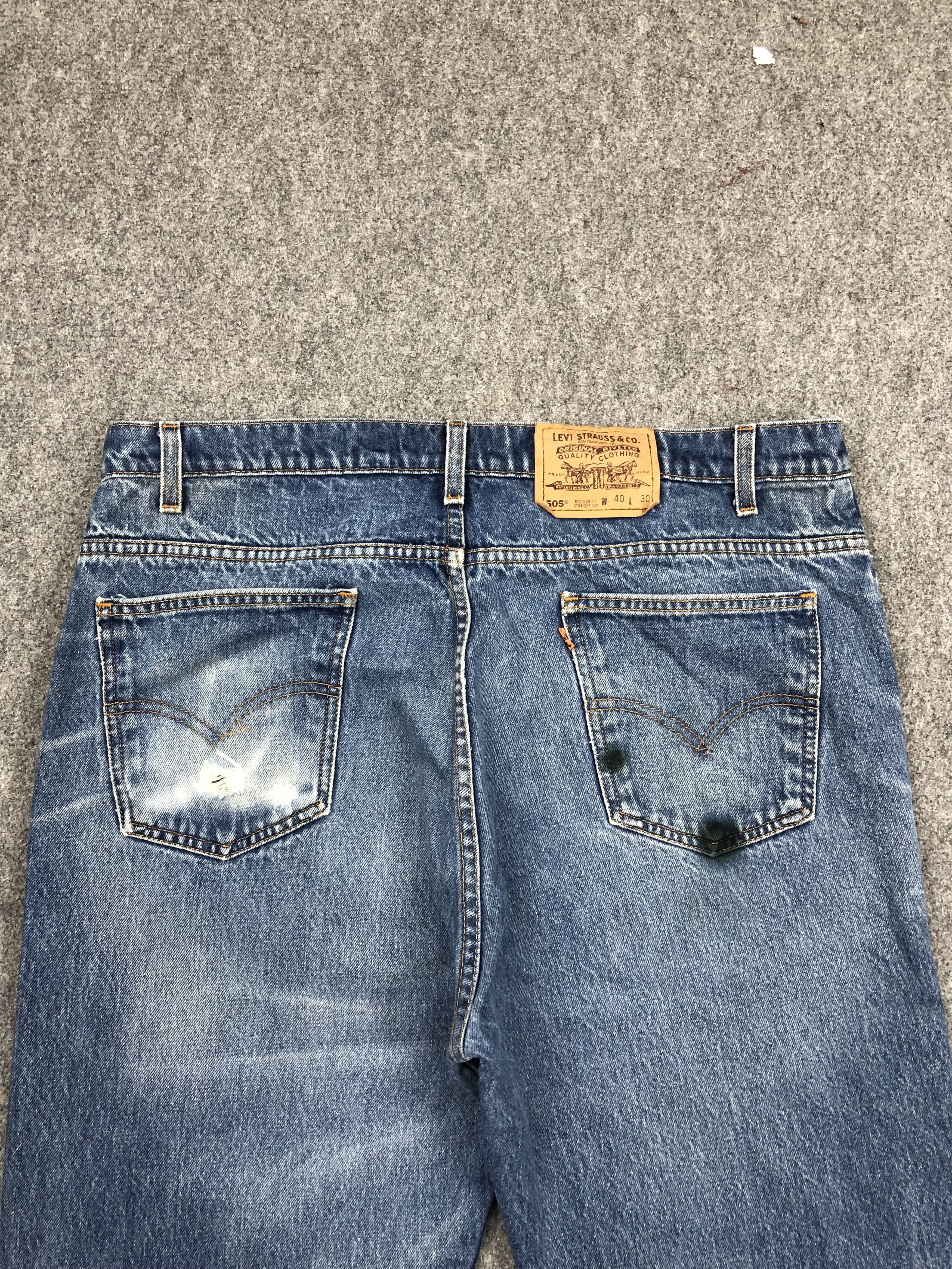 Levi's Vintage 90s Levis 505 Jeans DP1500 Size US 39 - 4 Thumbnail