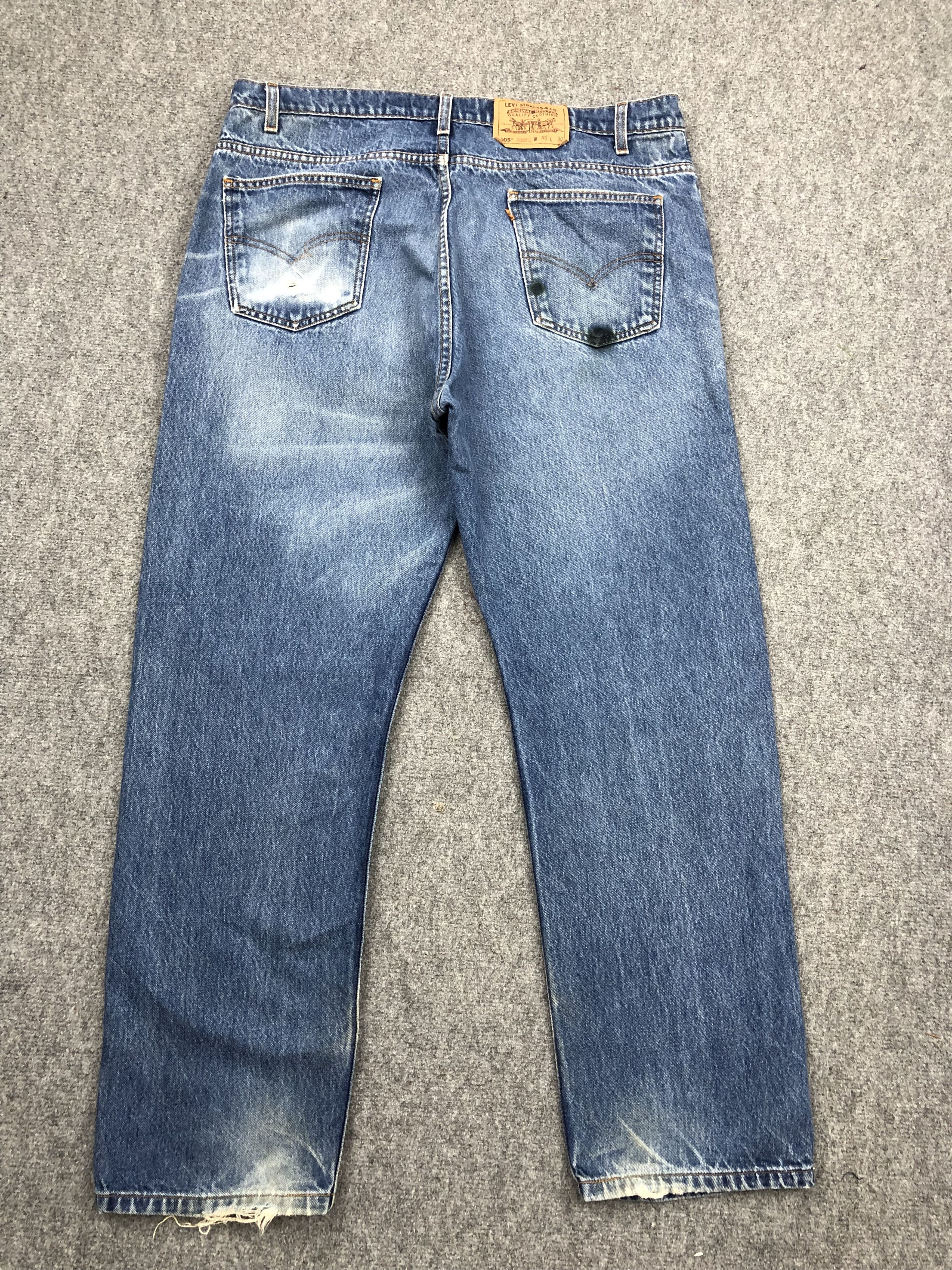 Levi's Vintage 90s Levis 505 Jeans DP1500 Size US 39 - 3 Thumbnail