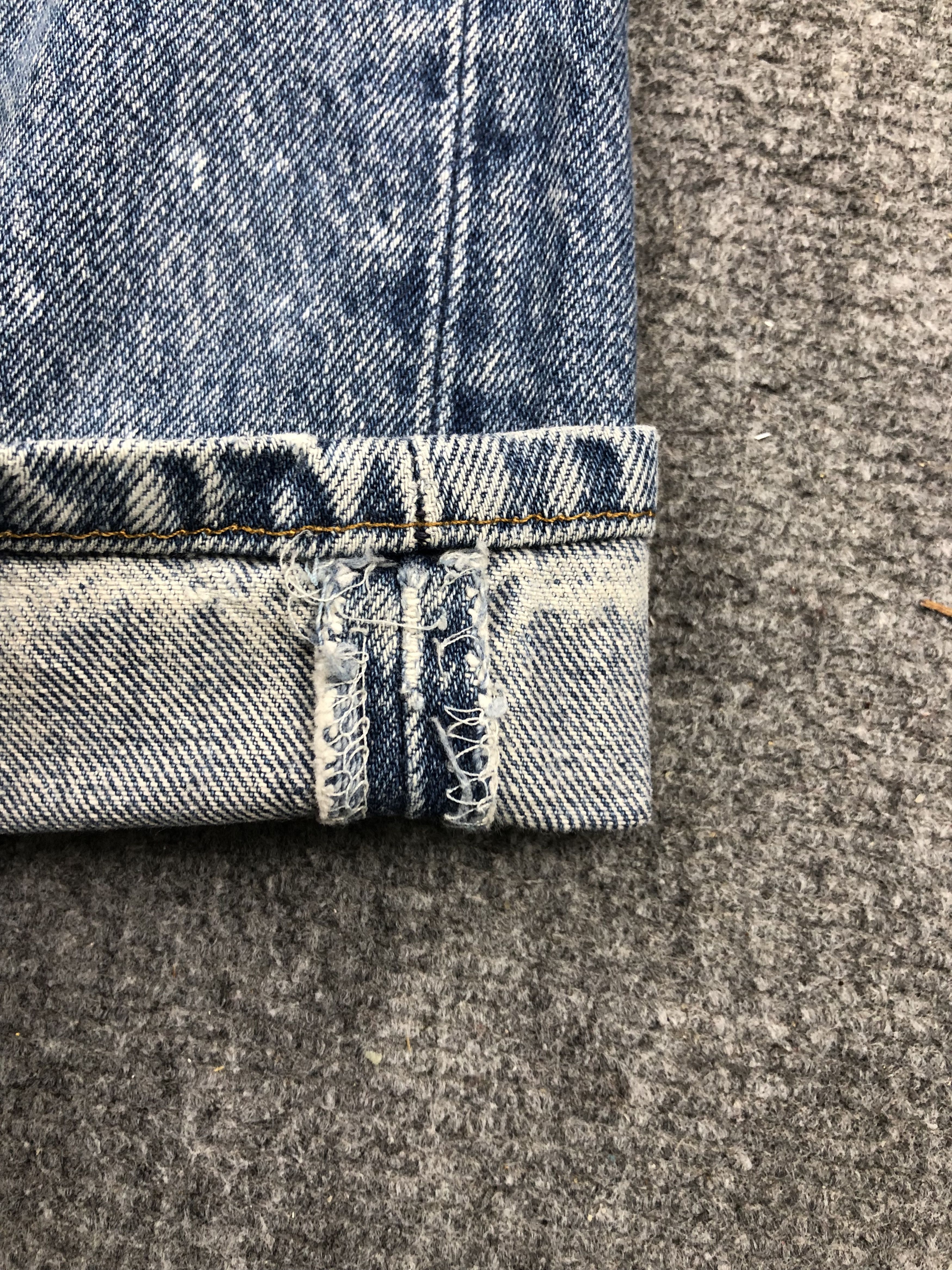 Levi's Vintage 90s Levis 501 Faded Bue Jeans DP1499 Size US 36 / EU 52 - 9 Thumbnail
