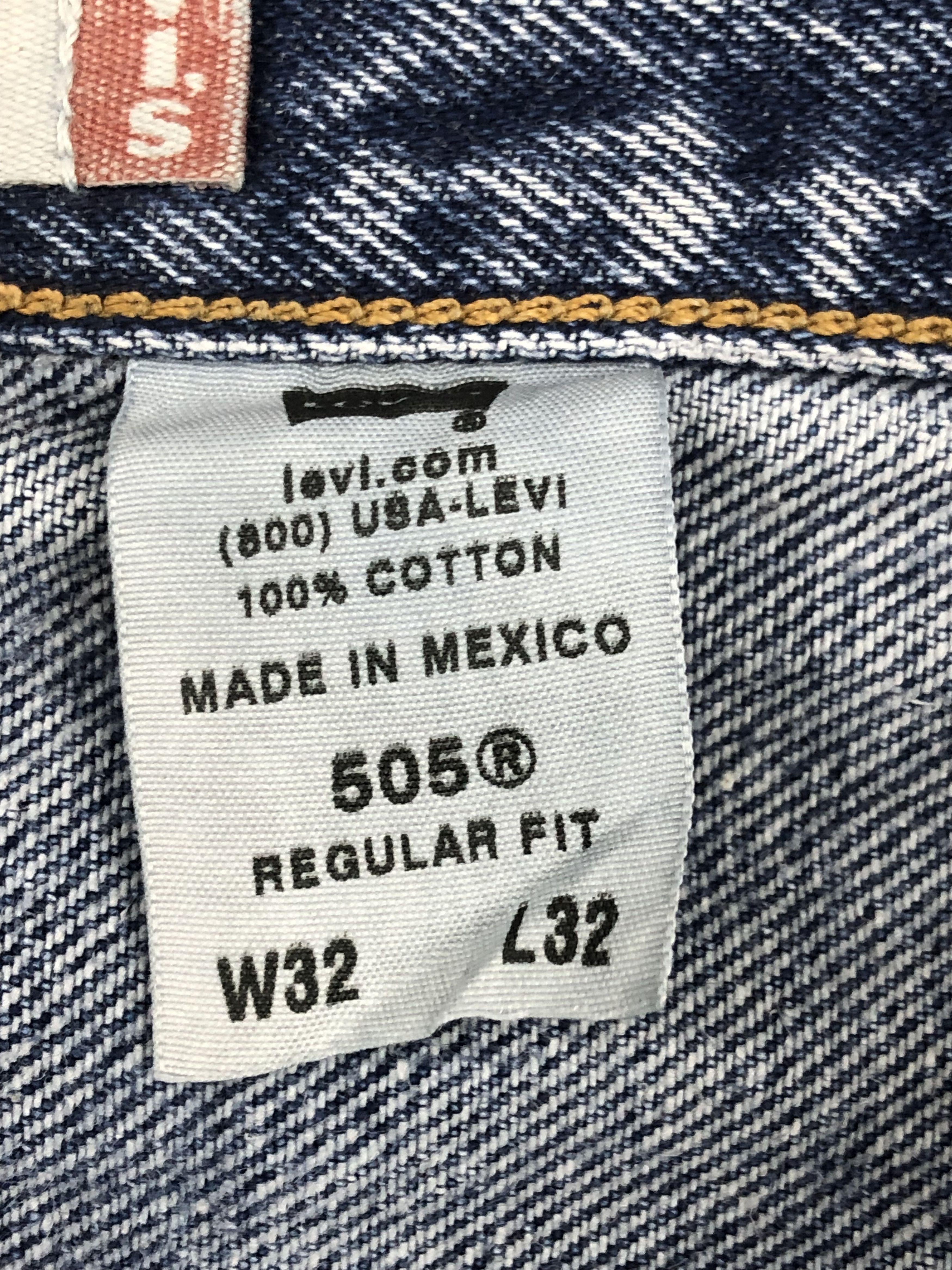 Levi's Faded Blue Vintage Levis 505 Jeans DP1491 Size US 32 / EU 48 - 7 Thumbnail