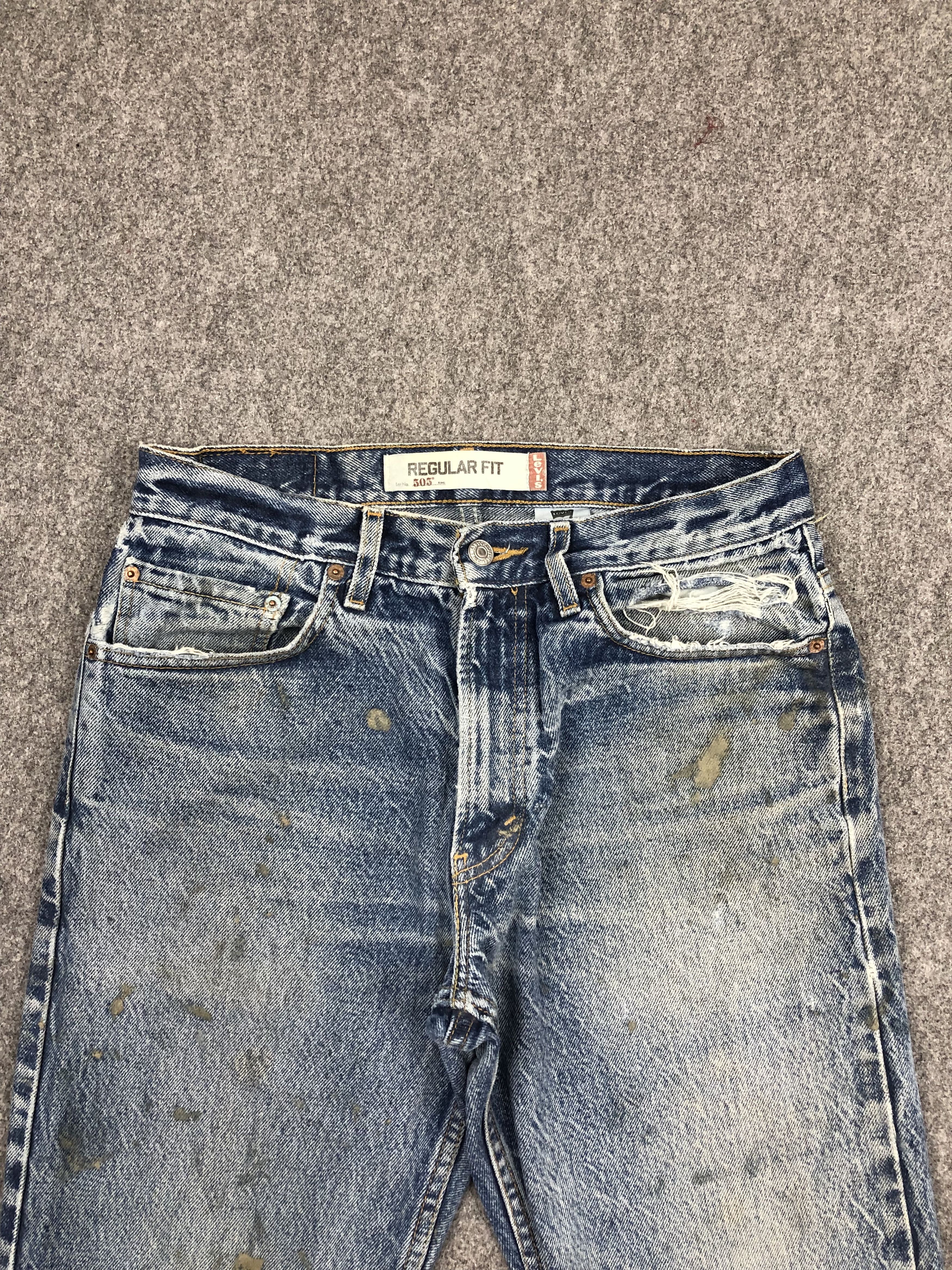 Levi's Faded Blue Vintage Levis 505 Jeans DP1491 Size US 32 / EU 48 - 2 Thumbnail
