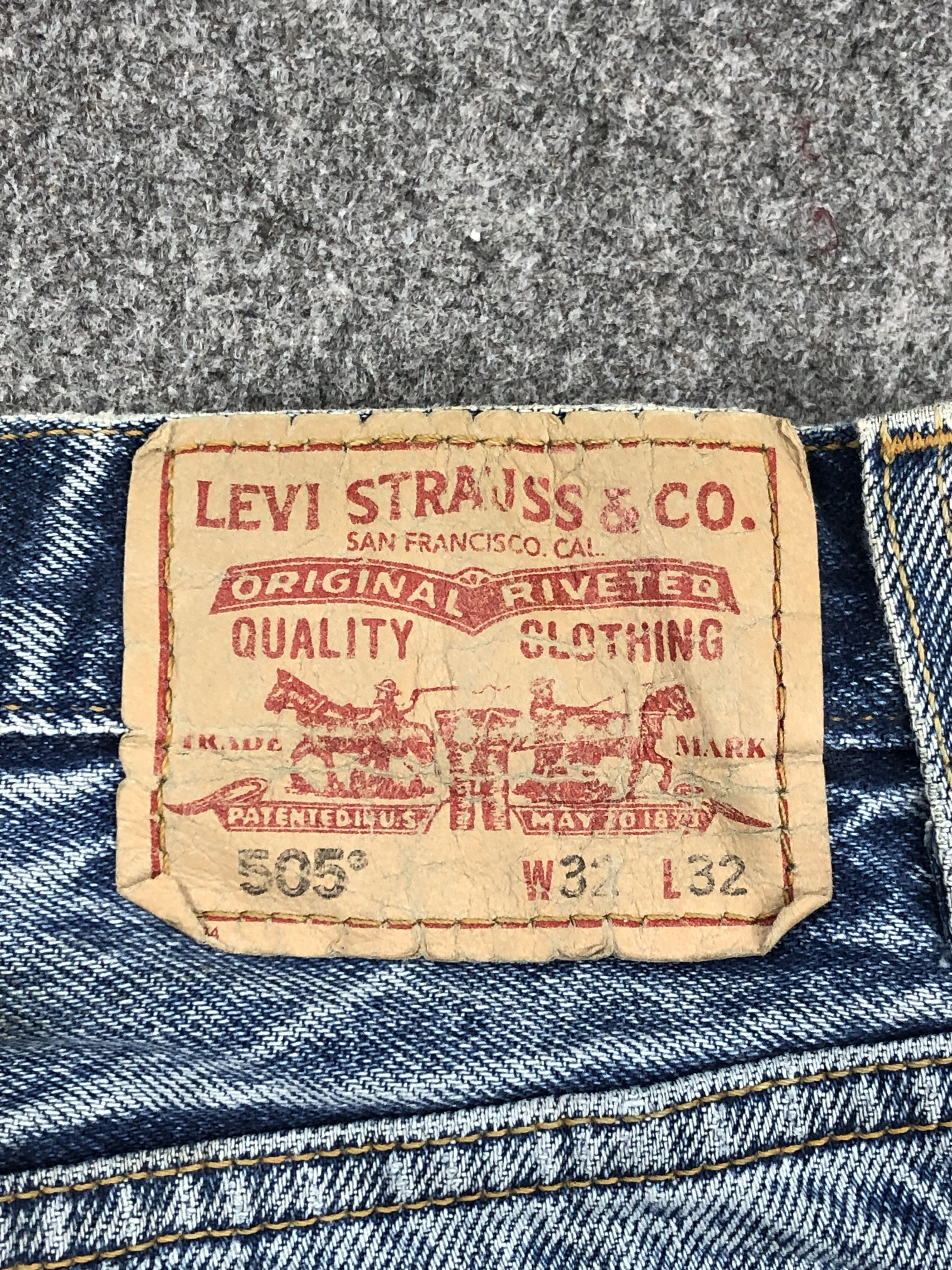 Levi's Faded Blue Vintage Levis 505 Jeans DP1491 Size US 32 / EU 48 - 5 Thumbnail