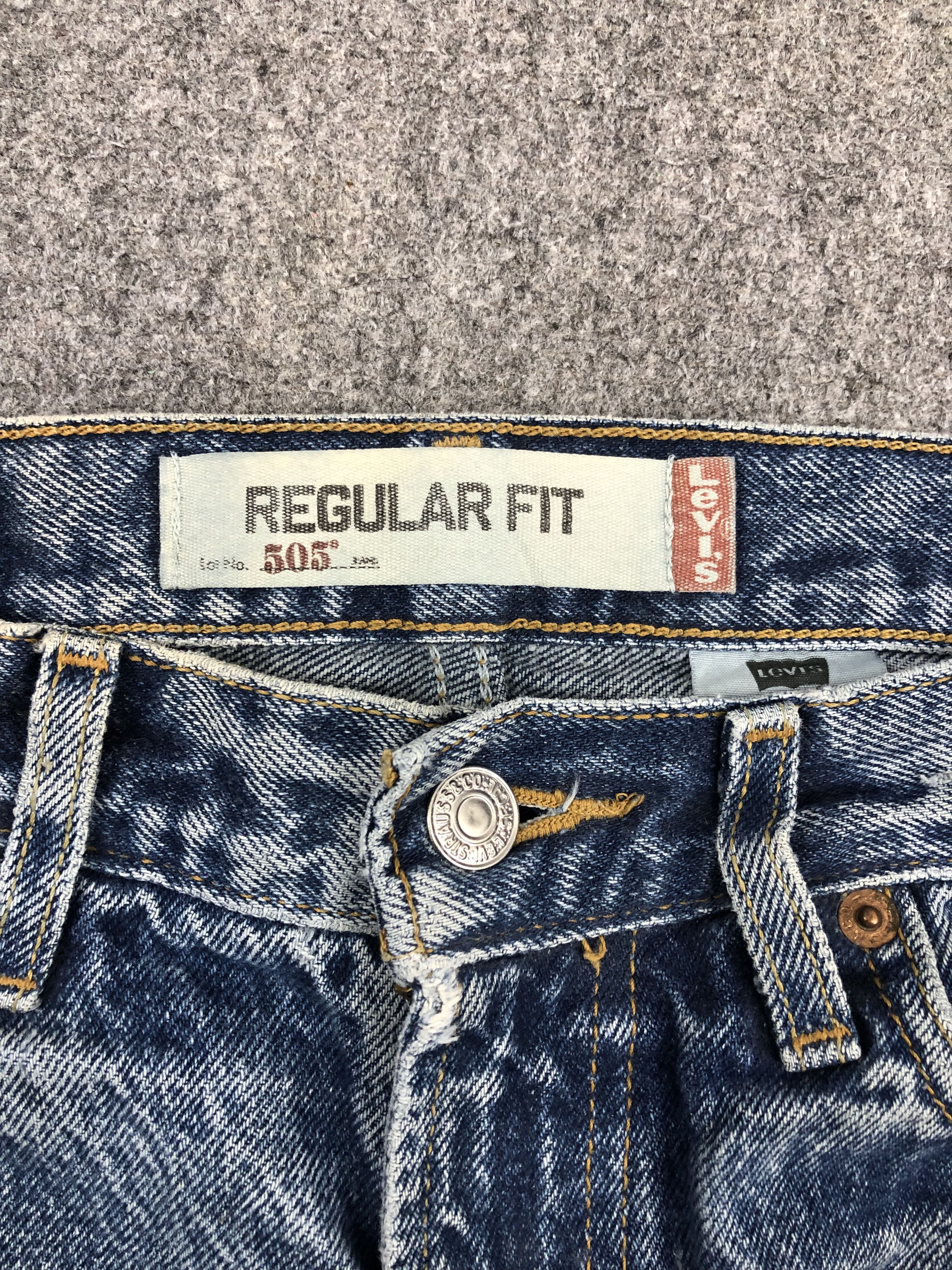 Levi's Faded Blue Vintage Levis 505 Jeans DP1491 Size US 32 / EU 48 - 9 Thumbnail