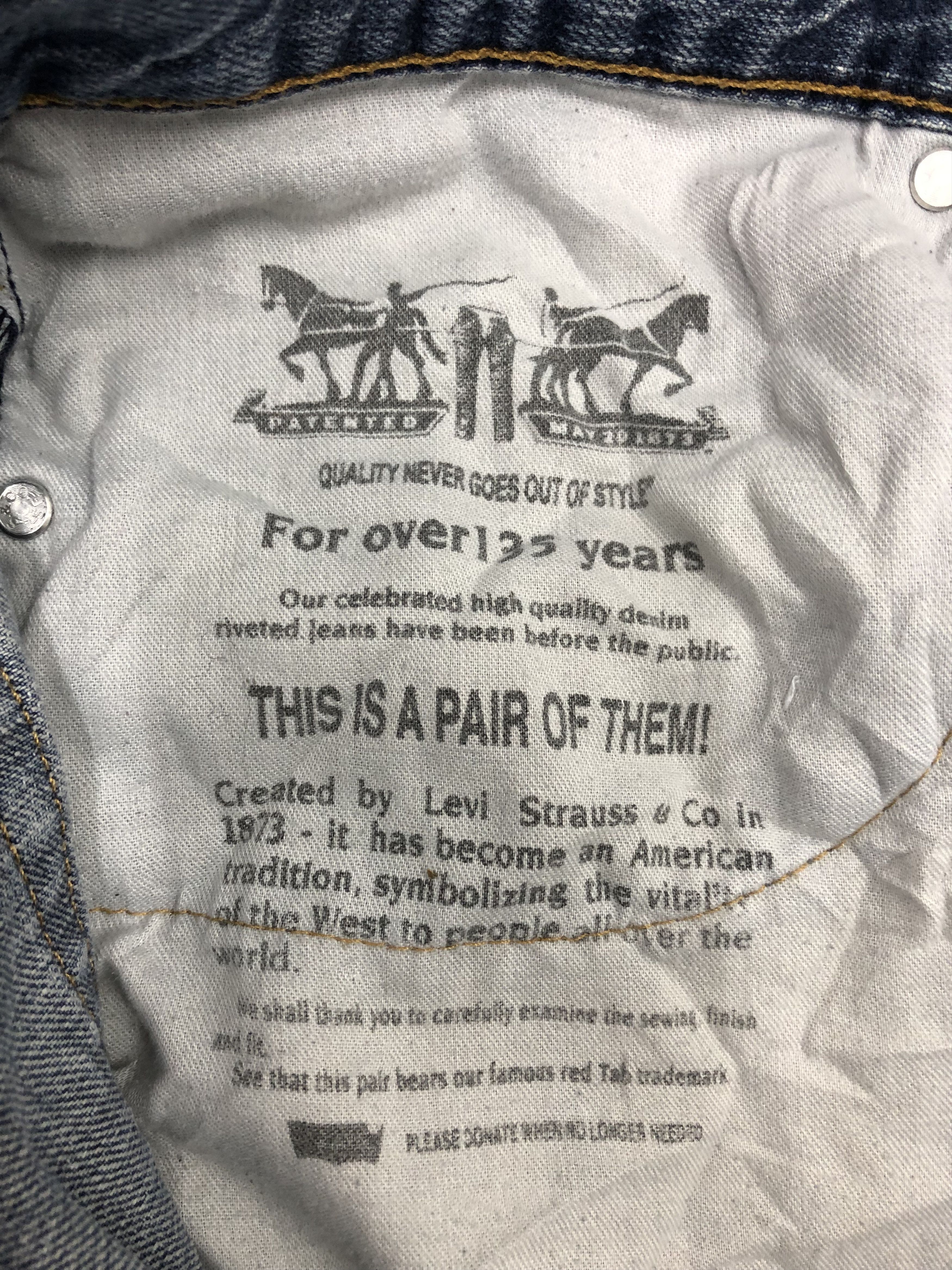Levi's Vintage Levis 559 Jeans oversized DP1109 Size US 42 / EU 58 - 11 Thumbnail