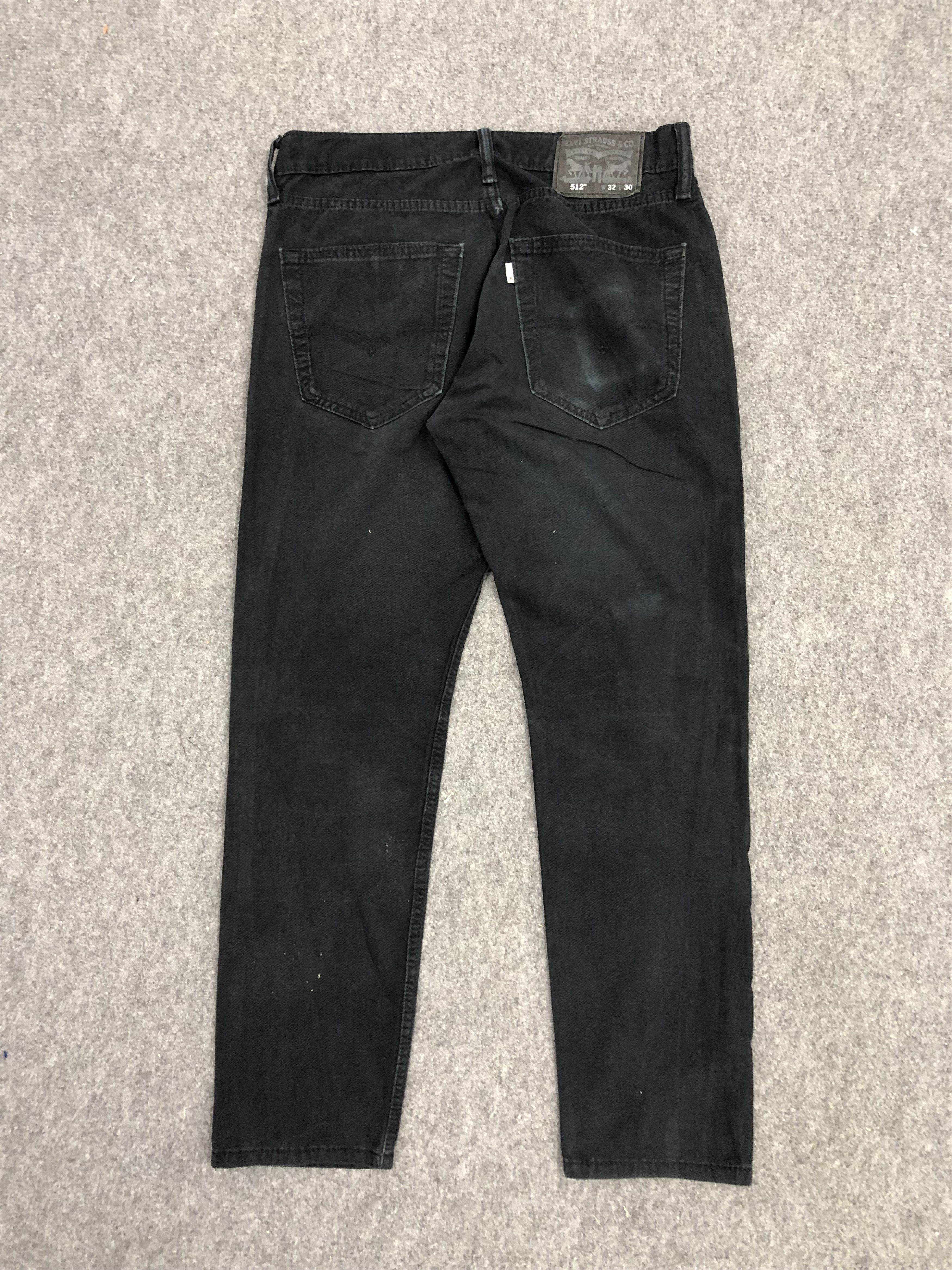 Levi's Vintage Levis 512 Black Jeans DP1114 Size US 32 / EU 48 - 3 Thumbnail