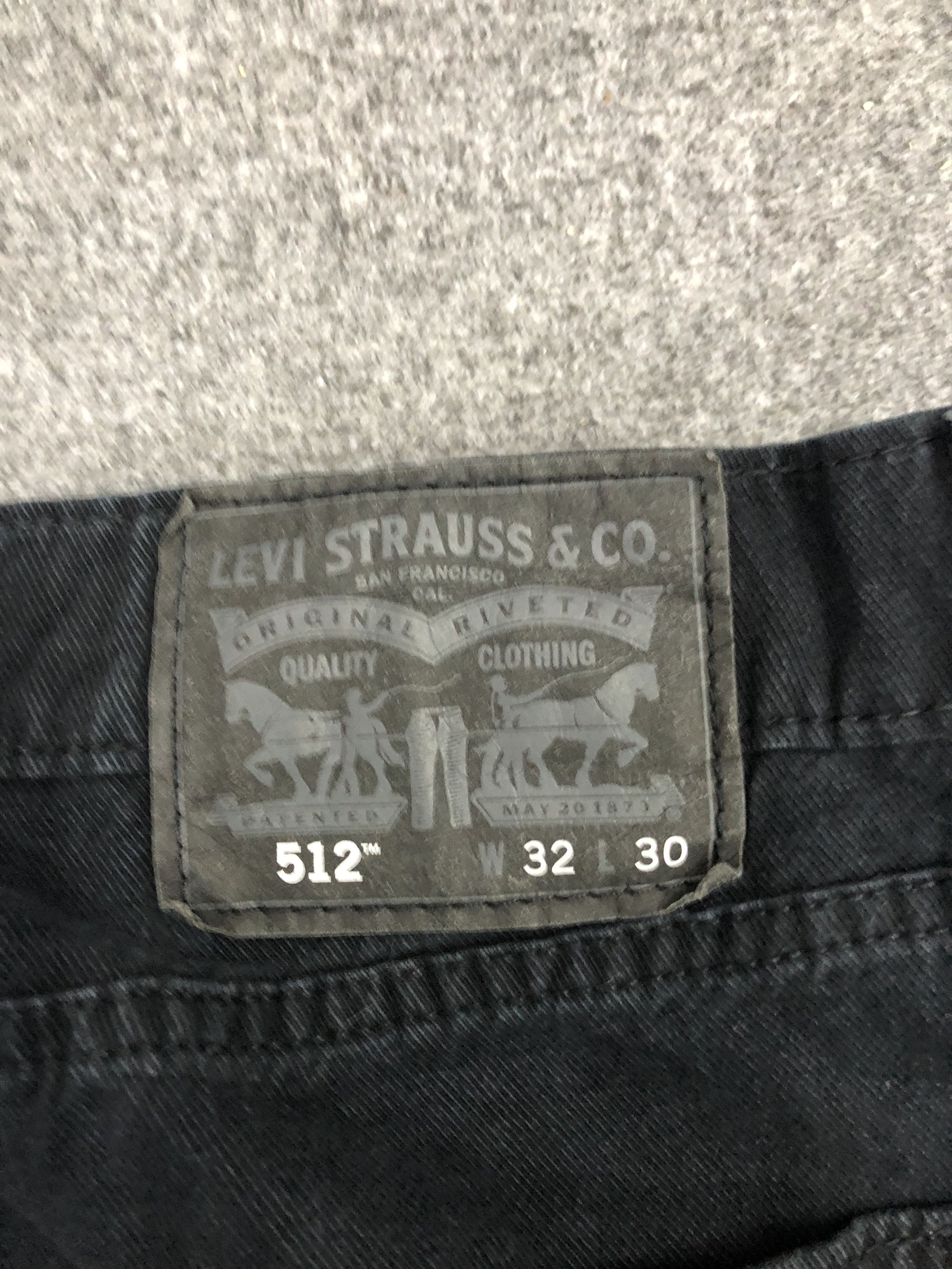 Levi's Vintage Levis 512 Black Jeans DP1114 Size US 32 / EU 48 - 5 Thumbnail