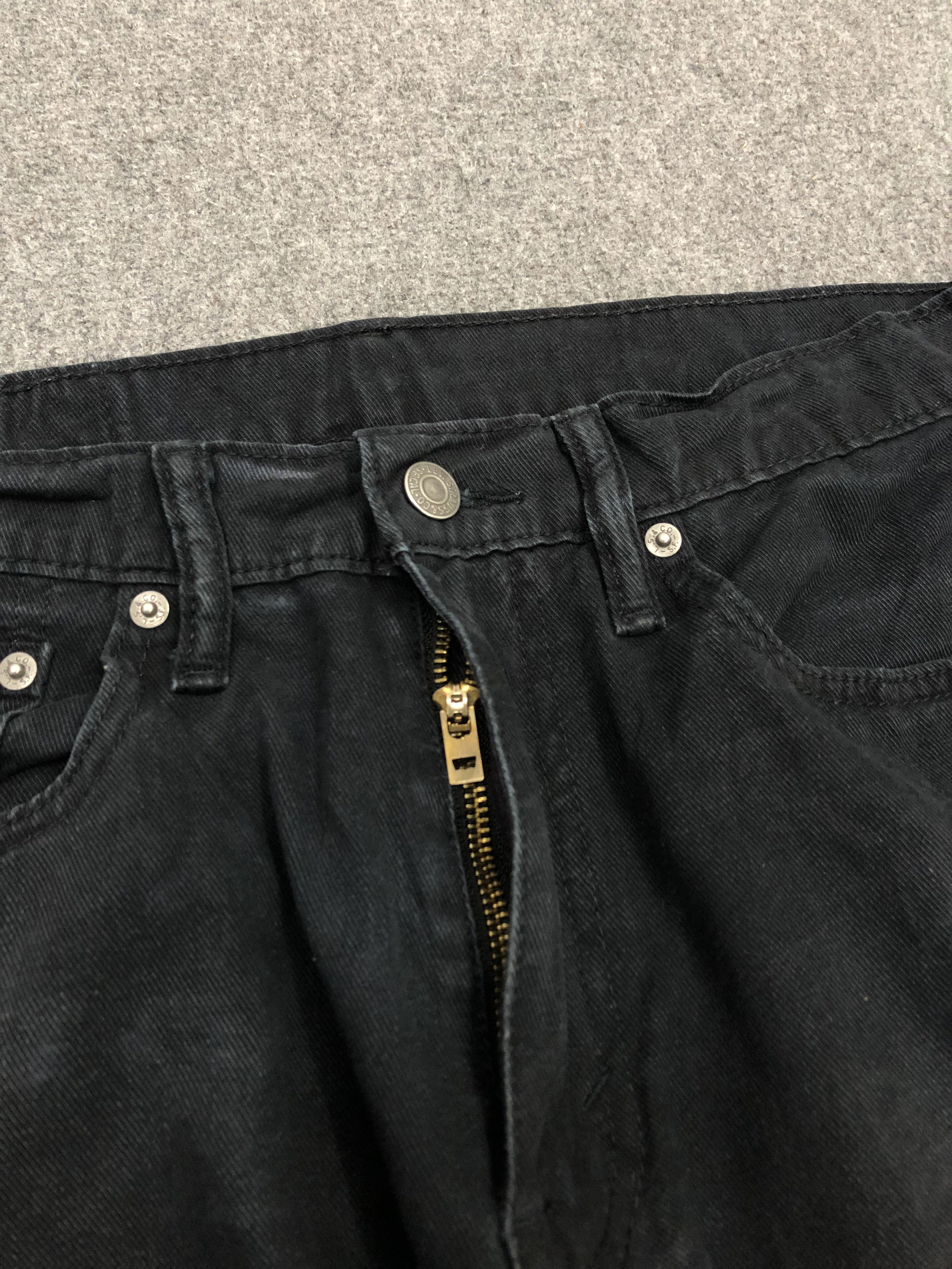 Levi's Vintage Levis 512 Black Jeans DP1114 Size US 32 / EU 48 - 12 Thumbnail