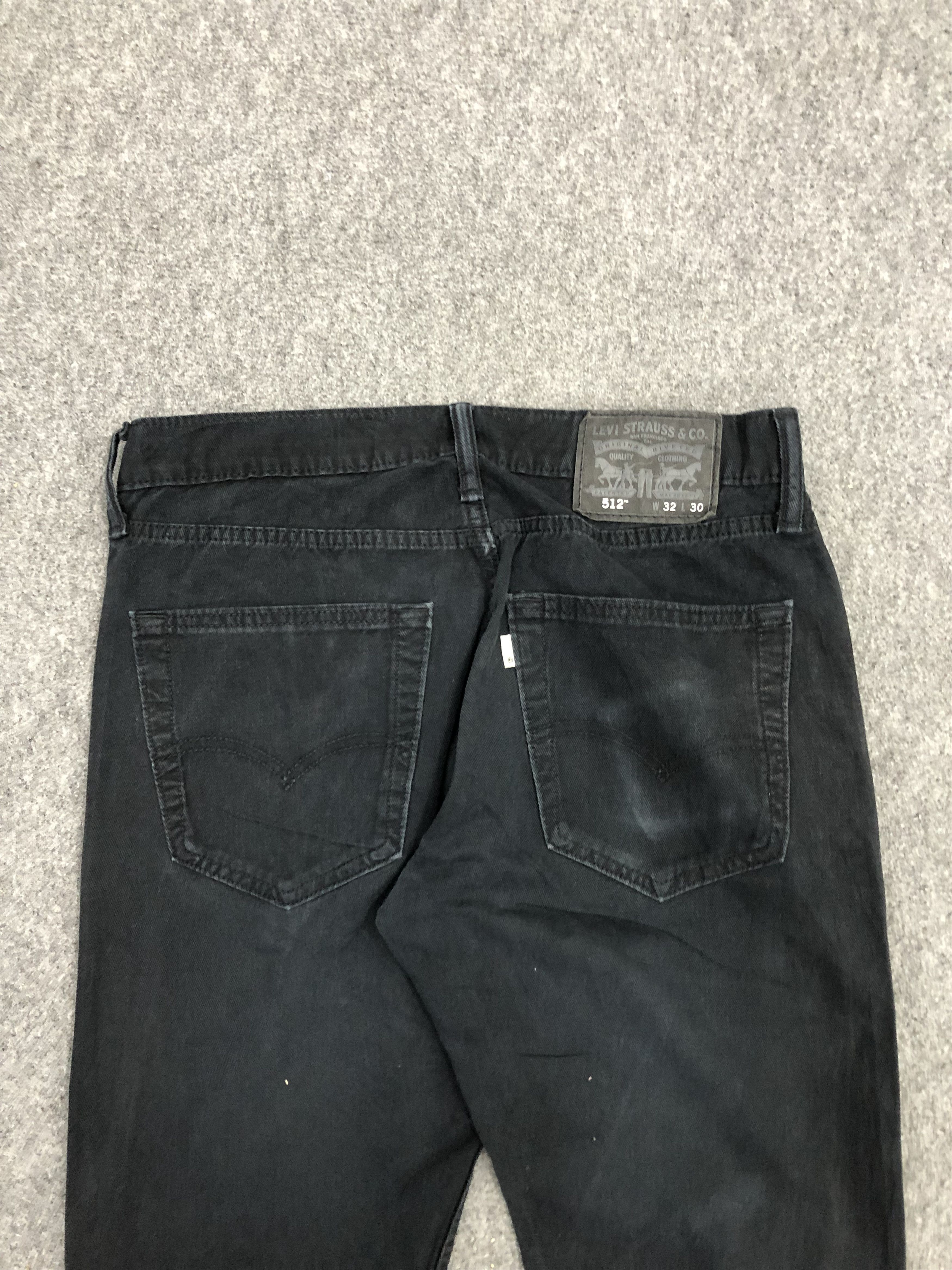 Levi's Vintage Levis 512 Black Jeans DP1114 Size US 32 / EU 48 - 4 Thumbnail