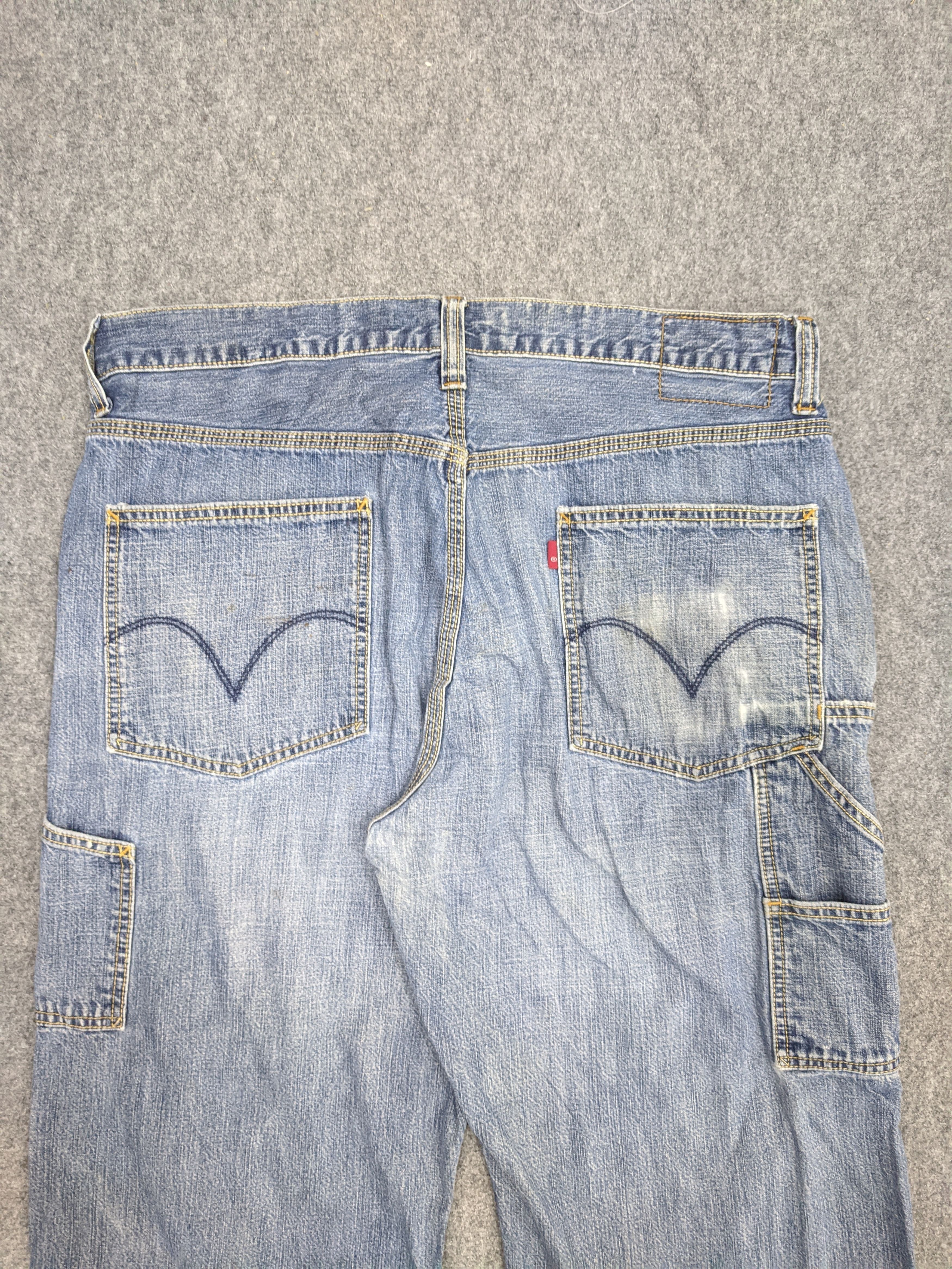 Levi's Vintage Levis Carpenter Jeans Lightwash DP0687 Size US 38 / EU 54 - 4 Thumbnail