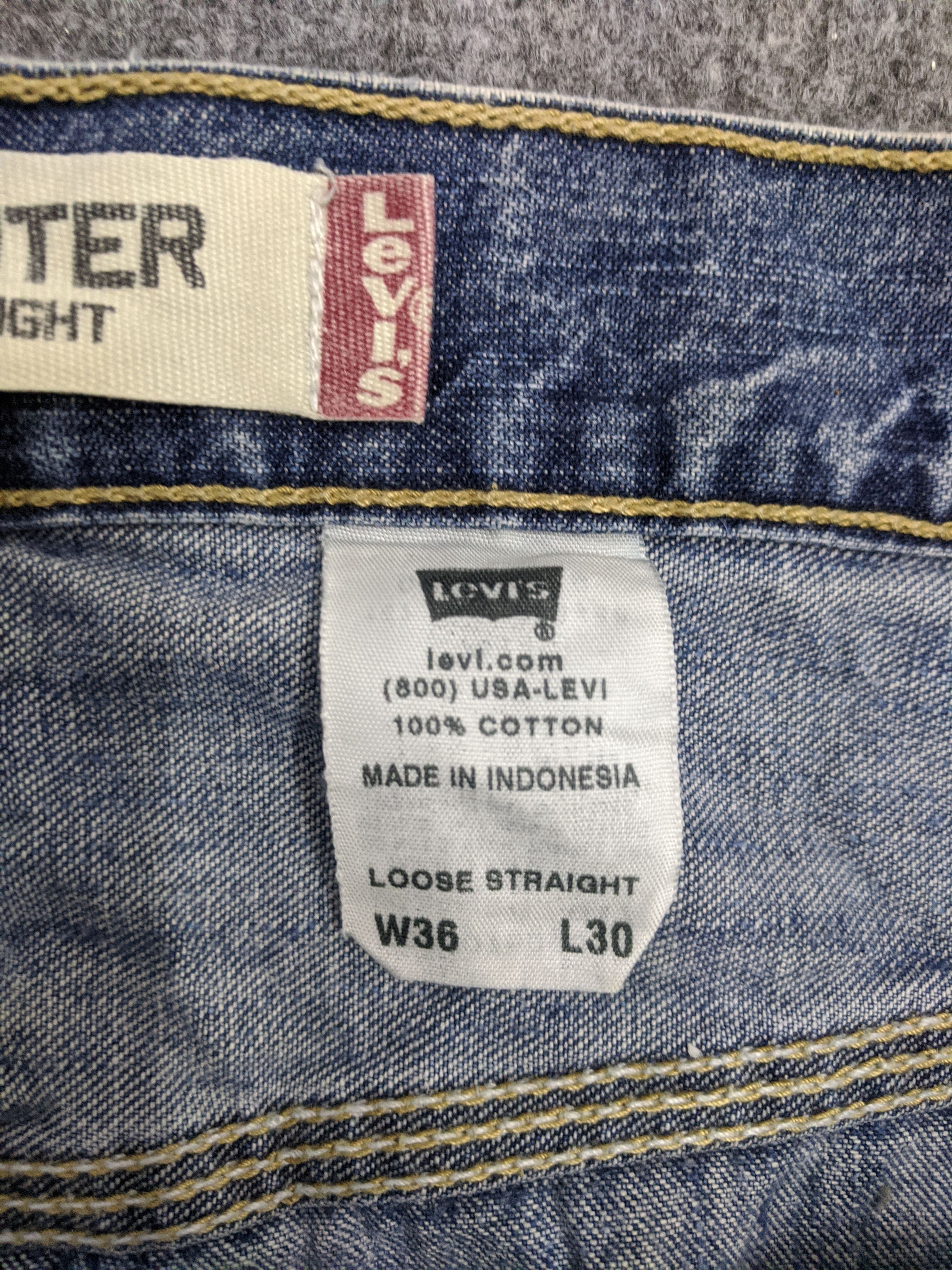 Levi's Vintage Levis Carpenter Jeans Lightwash DP0687 Size US 38 / EU 54 - 6 Thumbnail