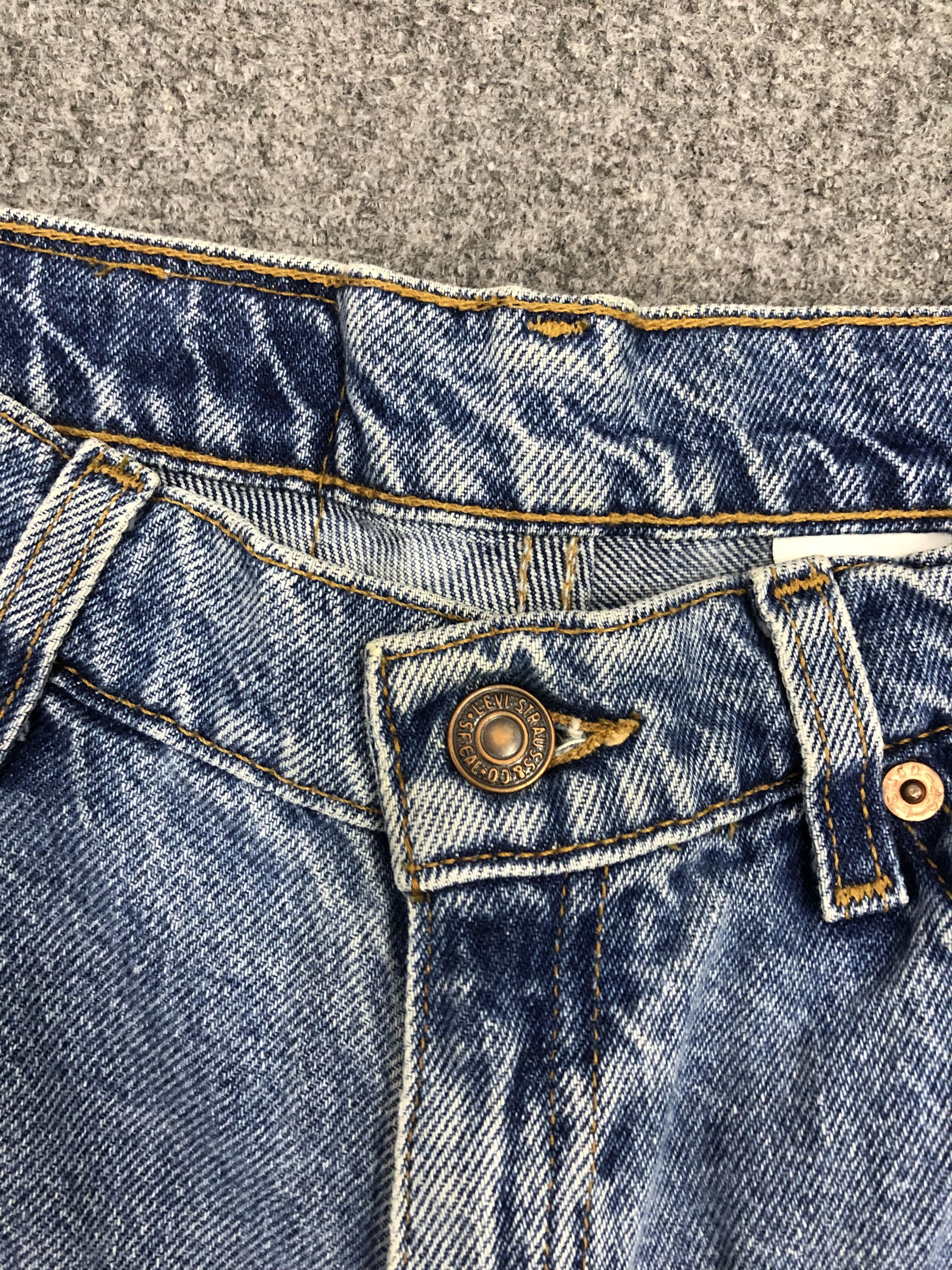 Levi's Vintage 90s Levis 950 Cropped Jeans DP1150 Size US 30 / EU 46 - 7 Thumbnail