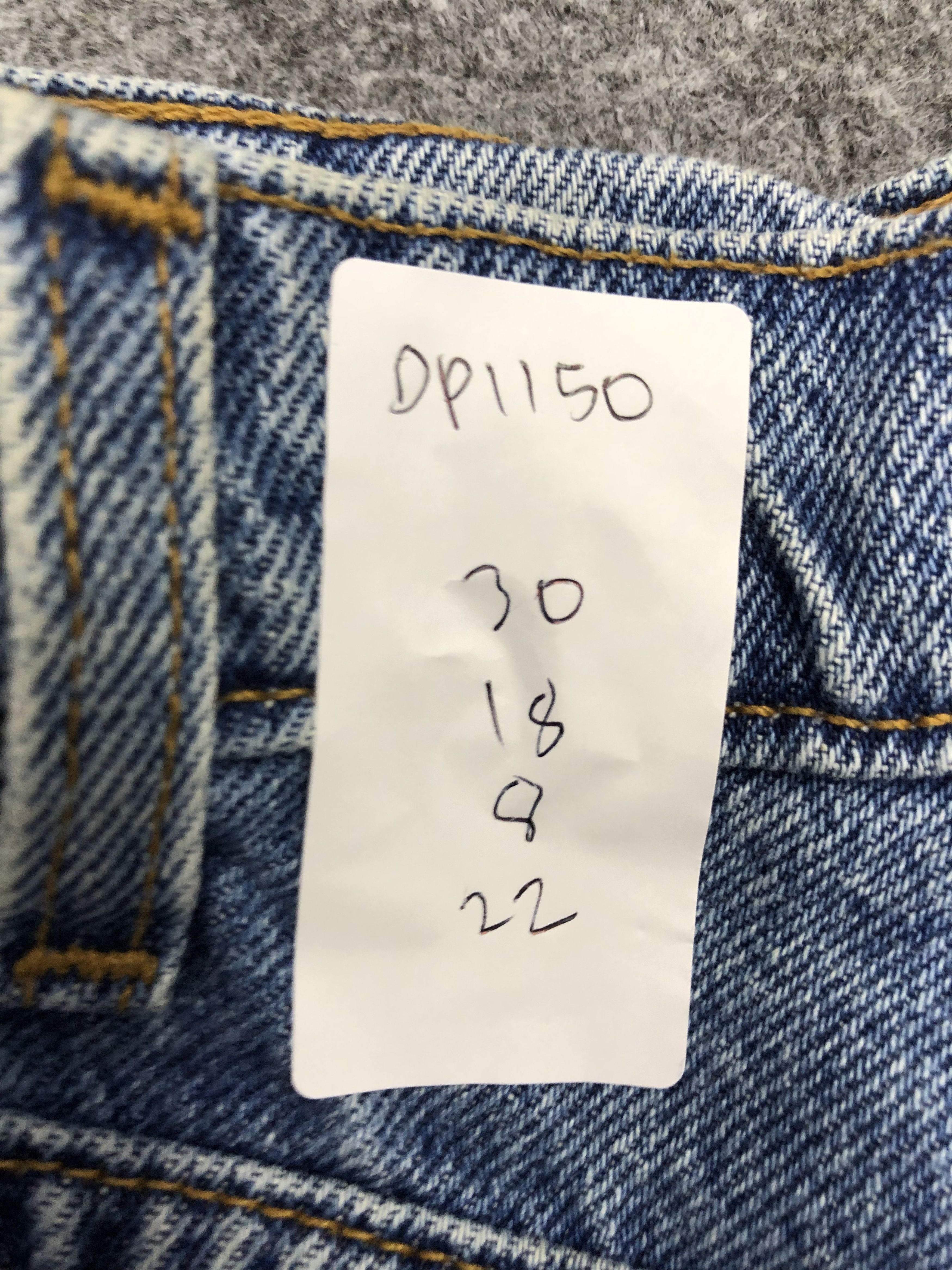 Levi's Vintage 90s Levis 950 Cropped Jeans DP1150 Size US 30 / EU 46 - 9 Thumbnail