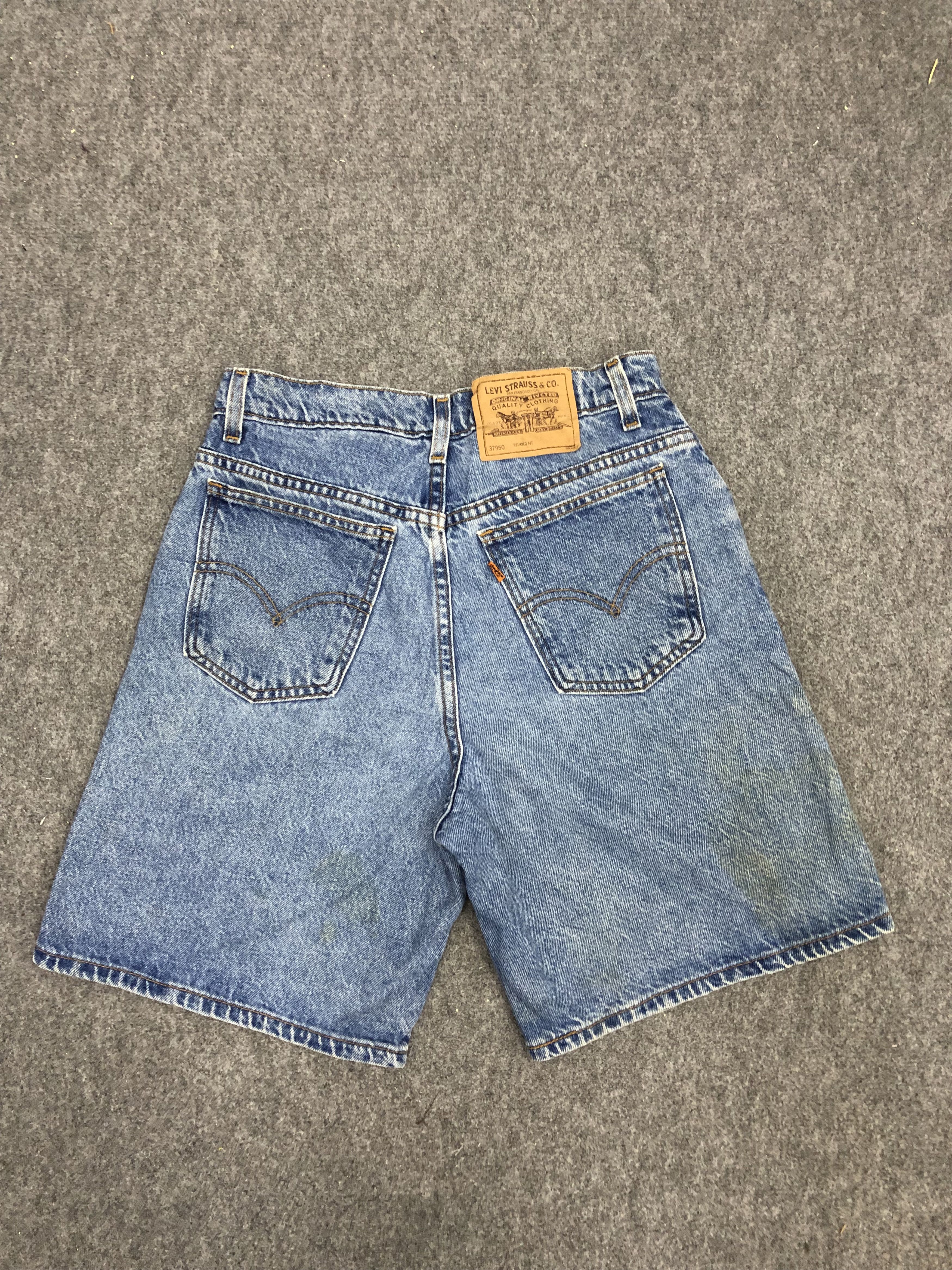 Levi's Vintage 90s Levis 950 Cropped Jeans DP1150 Size US 30 / EU 46 - 2 Thumbnail
