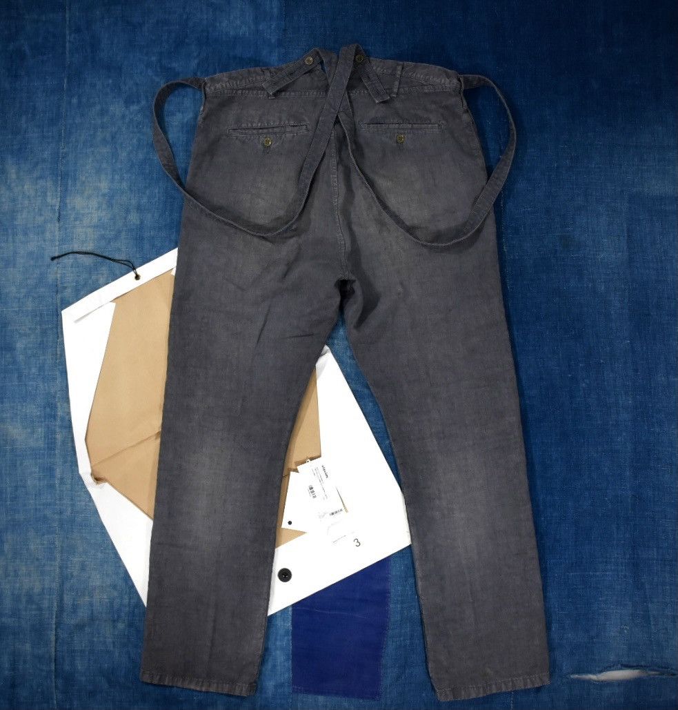 visvim TRAVAILLER BRACES PANTS (LINEN)