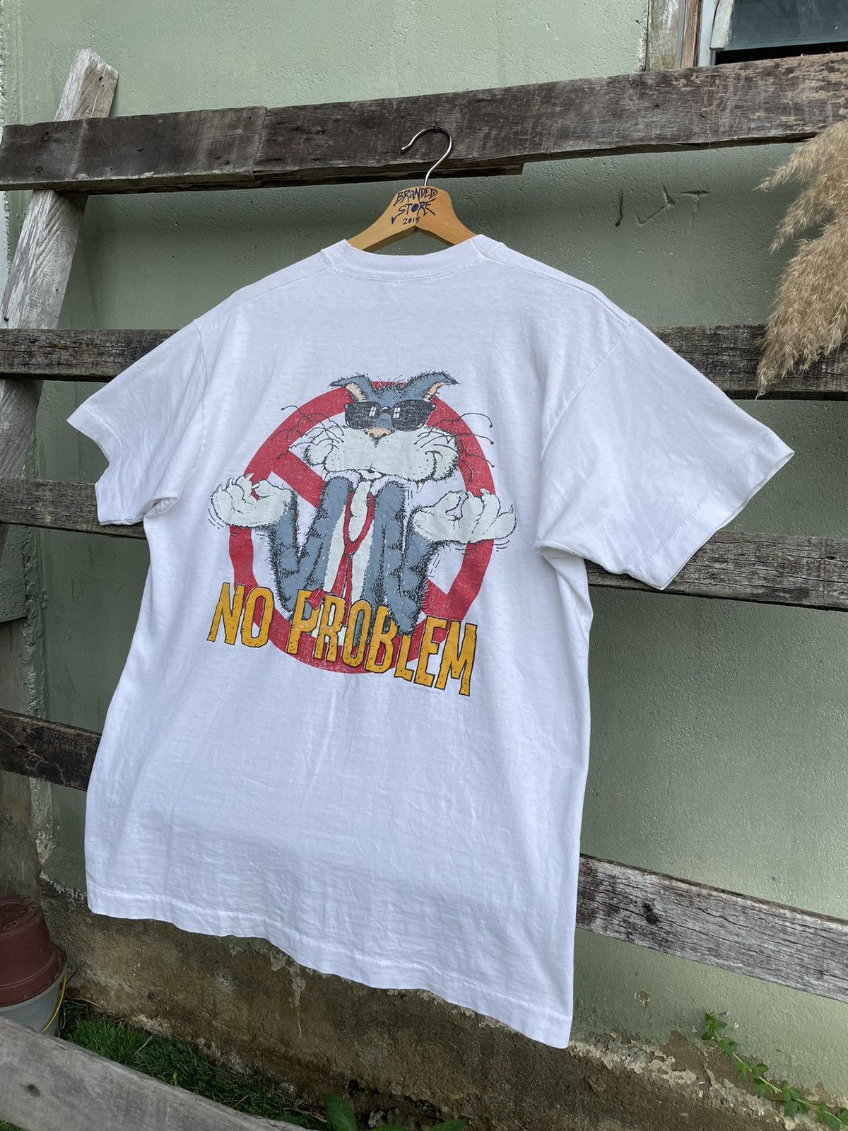 Cartoon Network Vintage No Problem Cartoon Big Logo Tee 90s USA Size US M / EU 48-50 / 2 - 1 Thumbnail