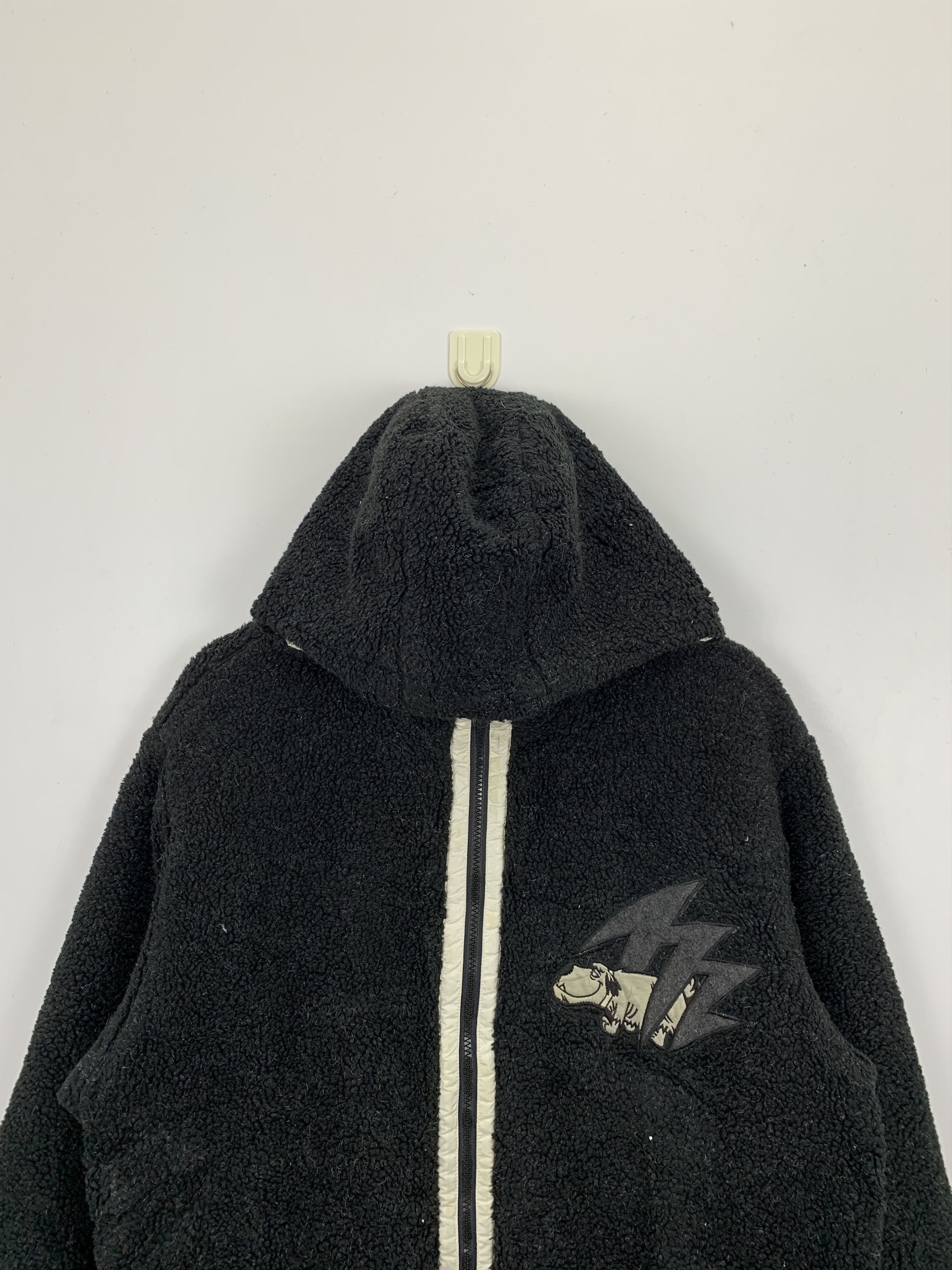 Japanese Brand × Vintage Vintage Ficce Jeans Reversible Hoodie Fleece Jacket Size US L / EU 52-54 / 3 - 3 Thumbnail