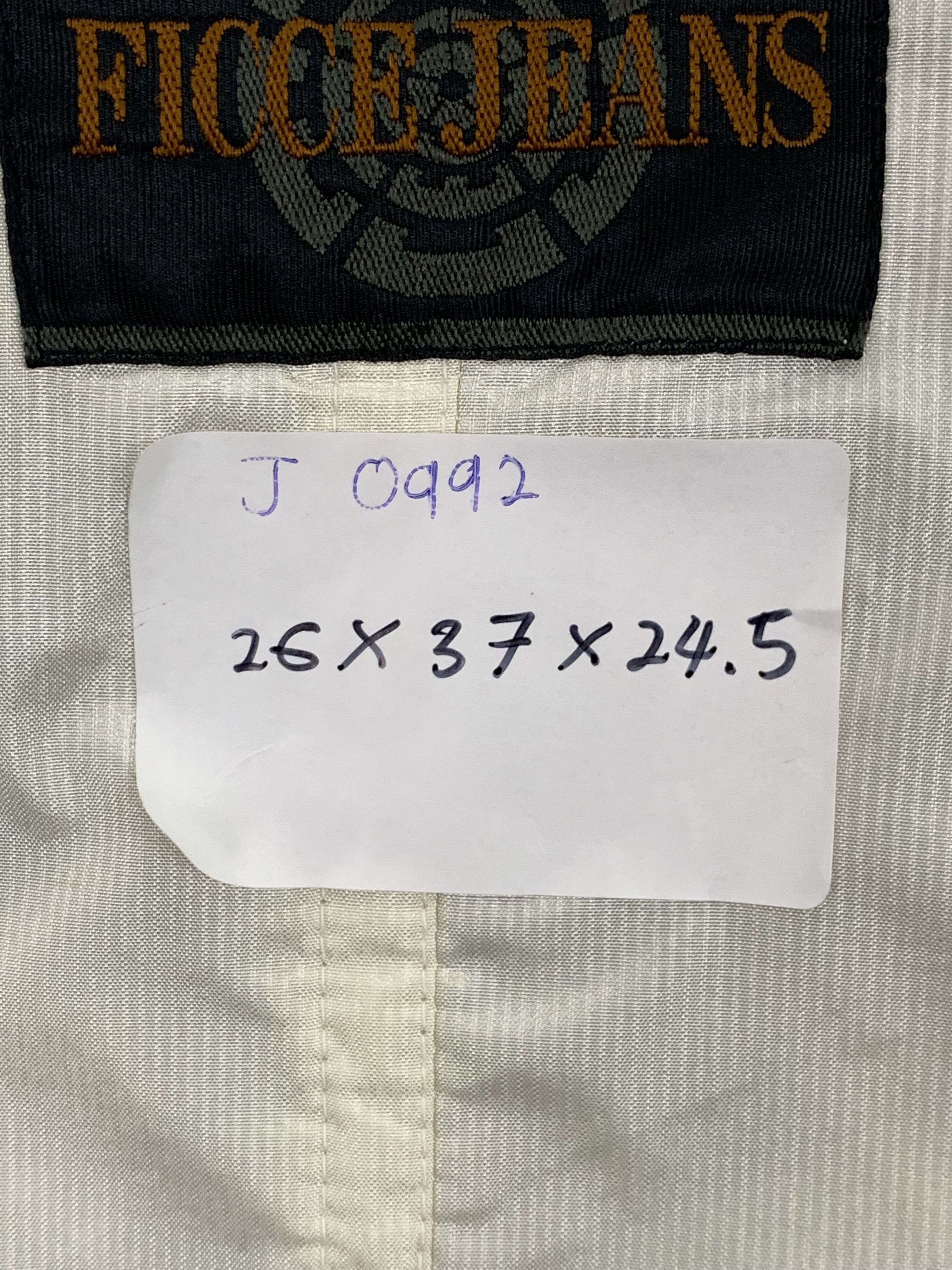 Japanese Brand × Vintage Vintage Ficce Jeans Reversible Hoodie Fleece Jacket Size US L / EU 52-54 / 3 - 10 Thumbnail