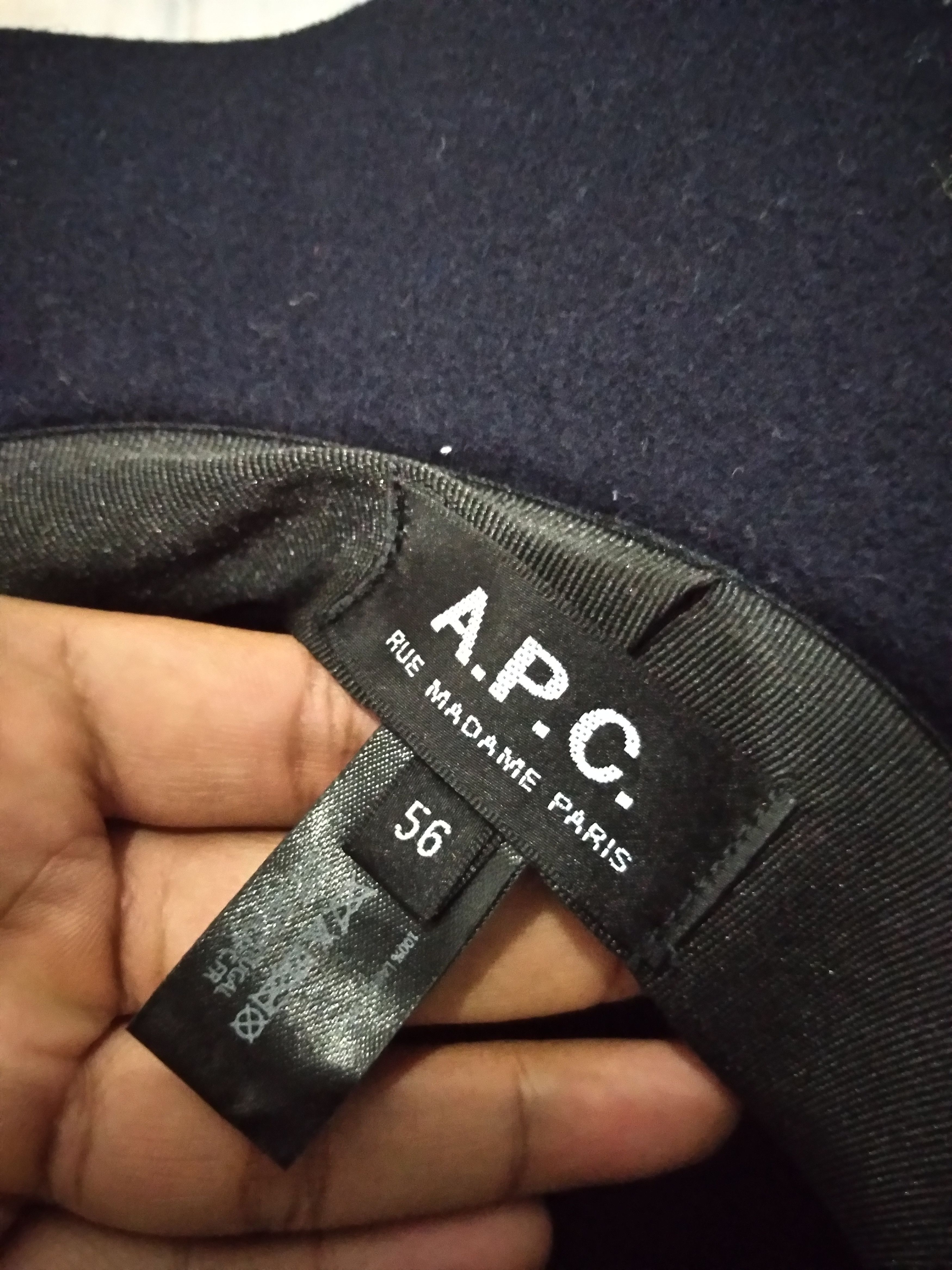 A.P.C. APC RUE MADAME PARIS MADE IN PORTUGAL WOOL HATS Size ONE SIZE - 5 Thumbnail