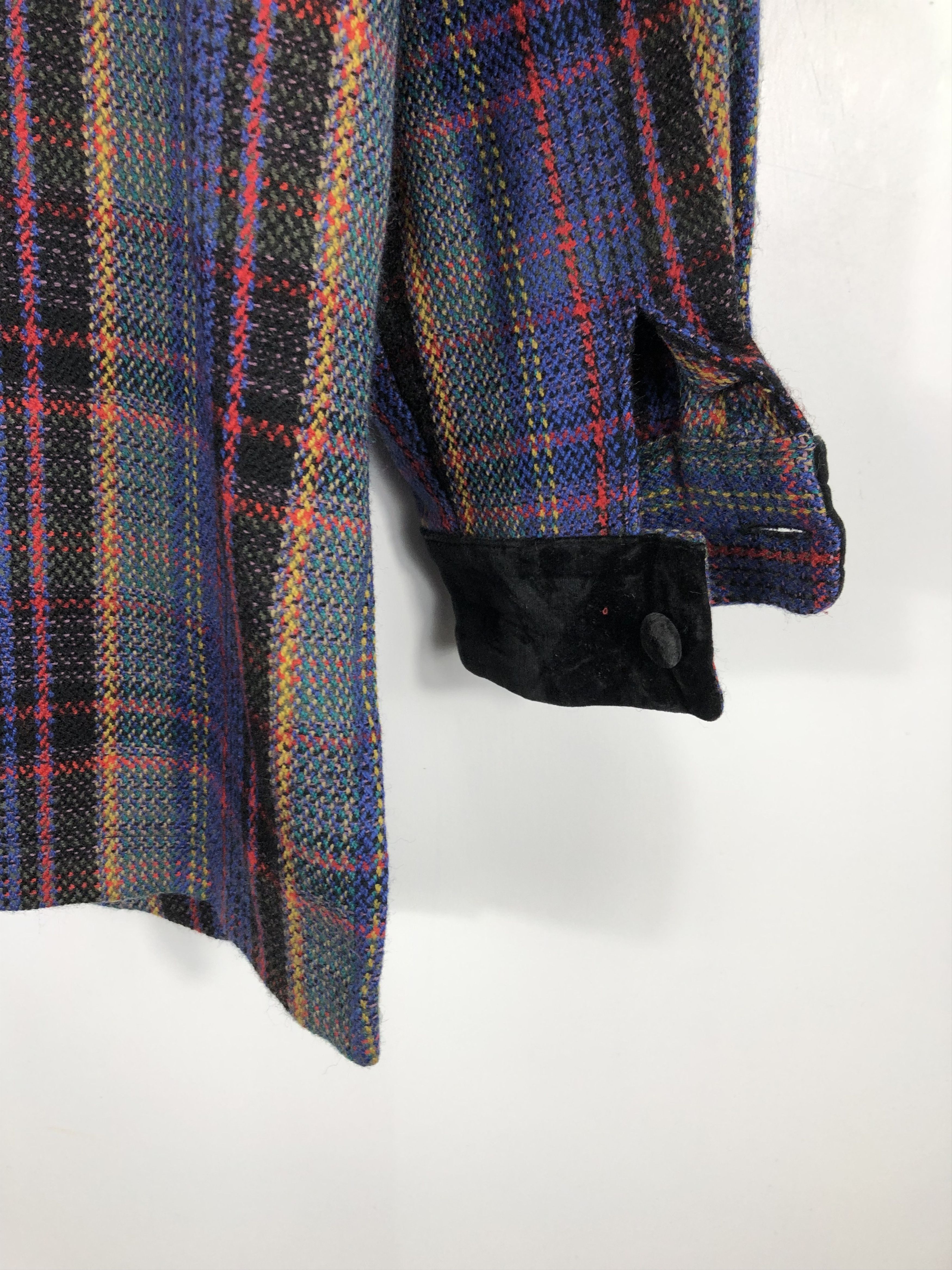 Japanese Brand × Vintage Vintage Japanese Brand Shadow Plaid Jacket J0635 Size US L / EU 52-54 / 3 - 11 Thumbnail