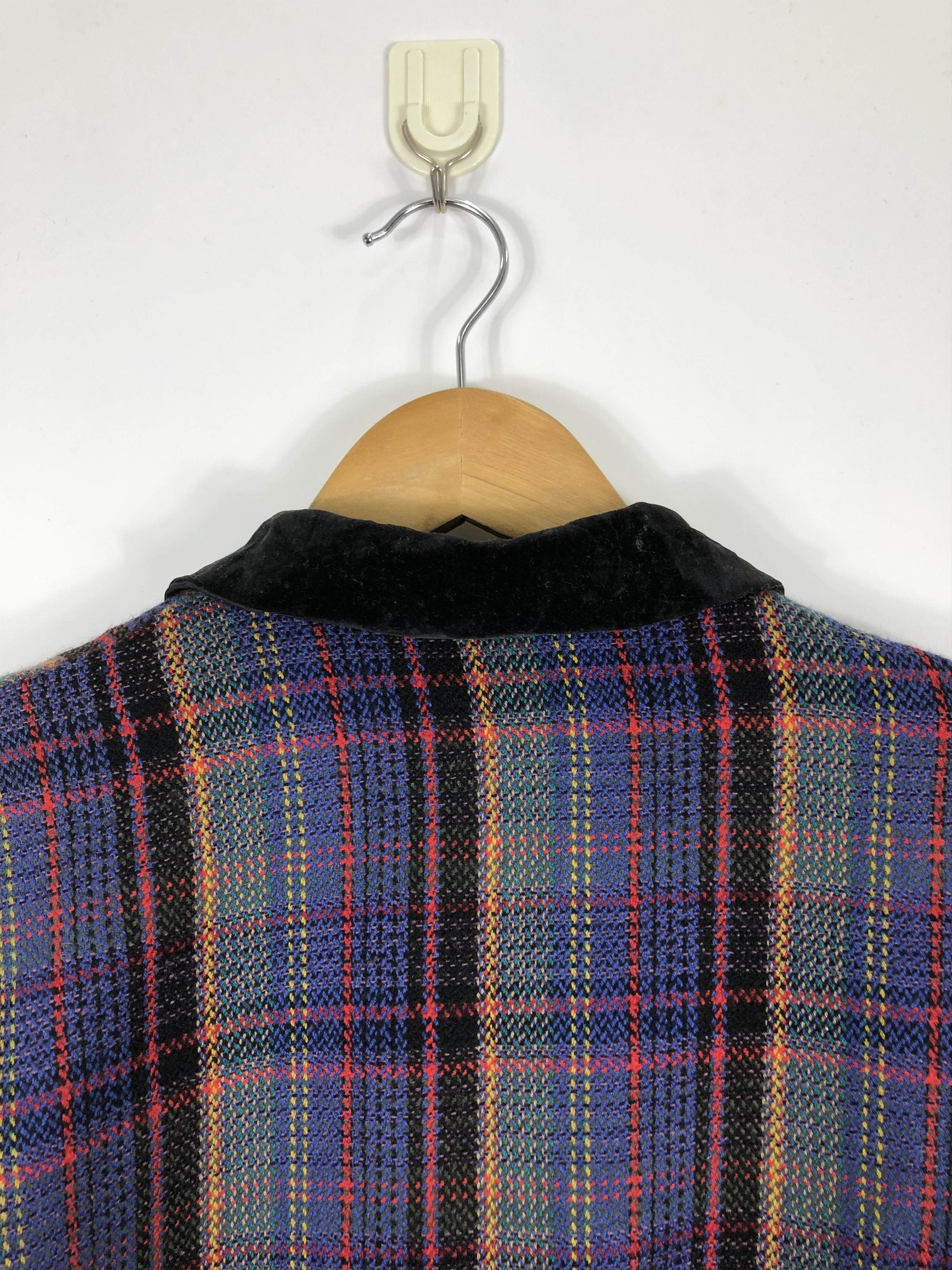 Japanese Brand × Vintage Vintage Japanese Brand Shadow Plaid Jacket J0635 Size US L / EU 52-54 / 3 - 12 Thumbnail