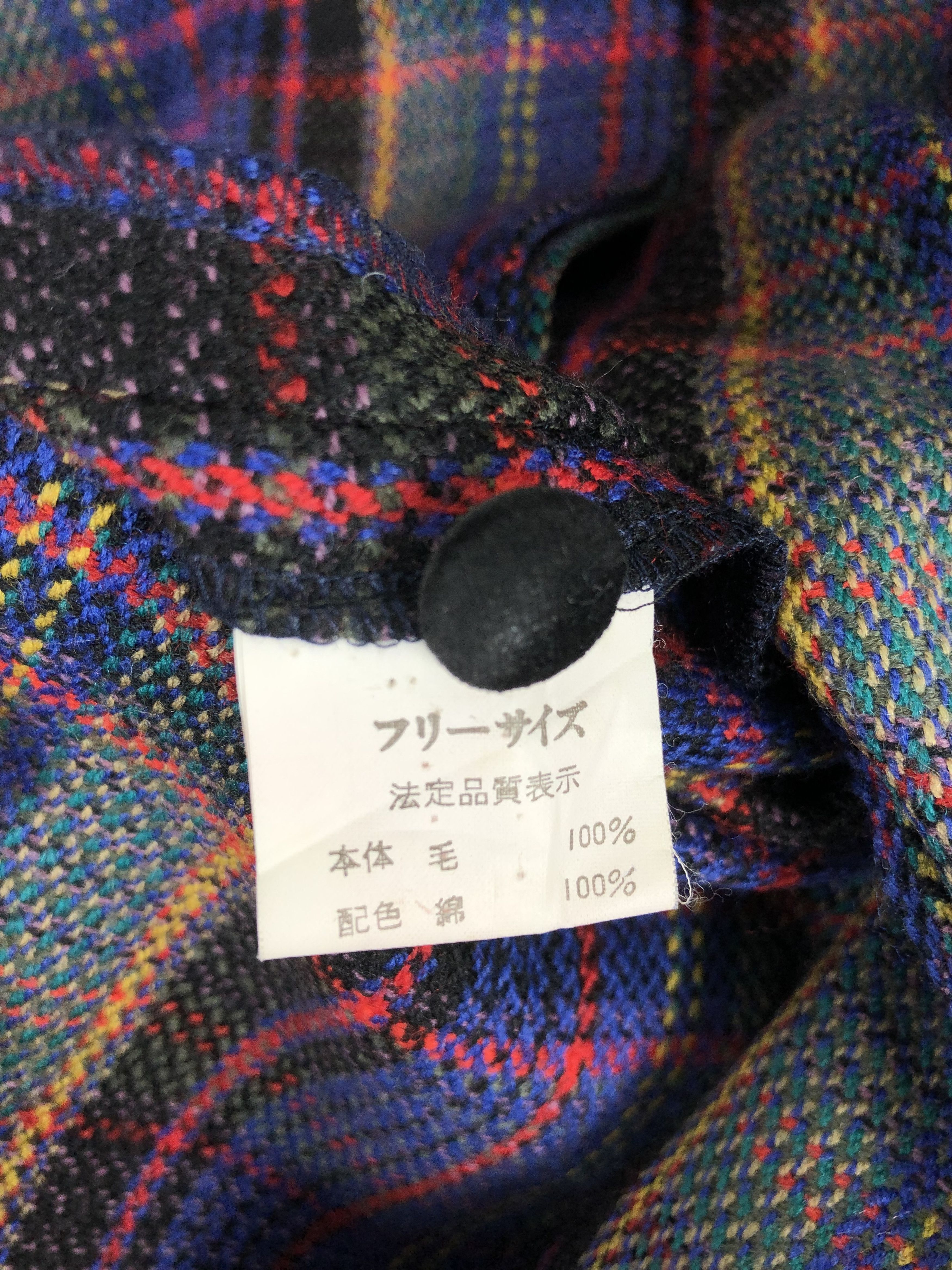 Japanese Brand × Vintage Vintage Japanese Brand Shadow Plaid Jacket J0635 Size US L / EU 52-54 / 3 - 9 Thumbnail