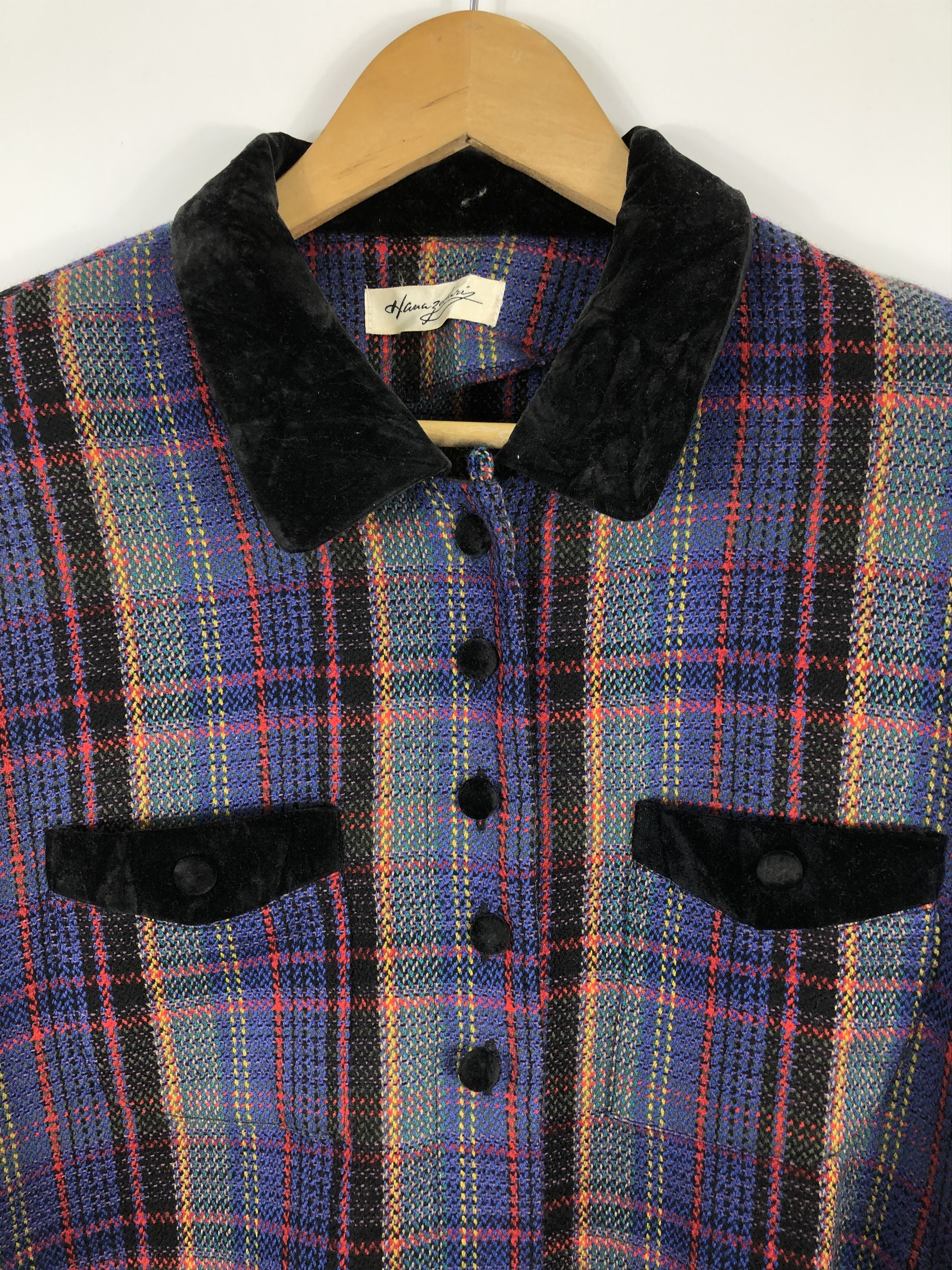 Japanese Brand × Vintage Vintage Japanese Brand Shadow Plaid Jacket J0635 Size US L / EU 52-54 / 3 - 6 Thumbnail