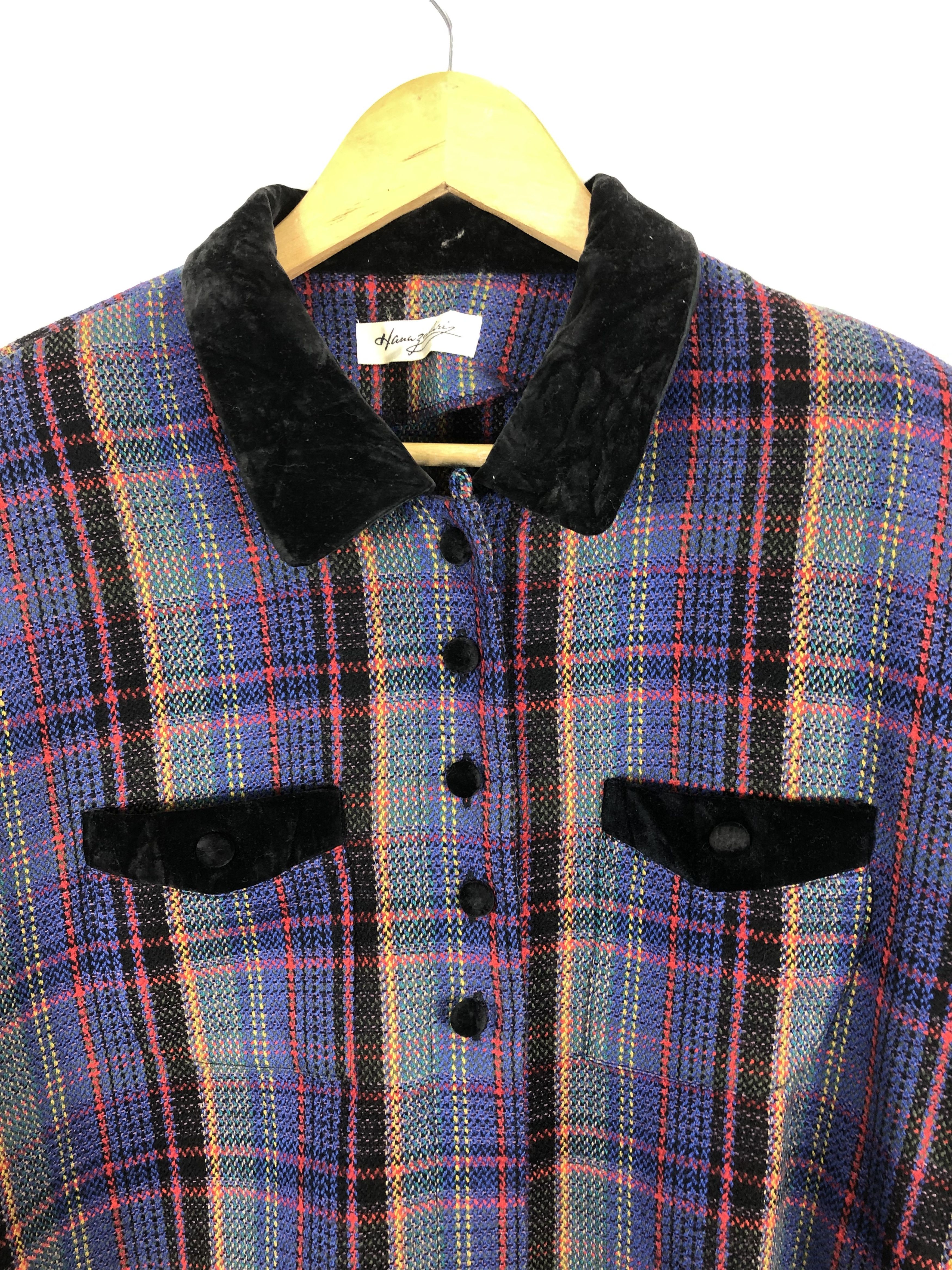 Japanese Brand × Vintage Vintage Japanese Brand Shadow Plaid Jacket J0635 Size US L / EU 52-54 / 3 - 5 Thumbnail