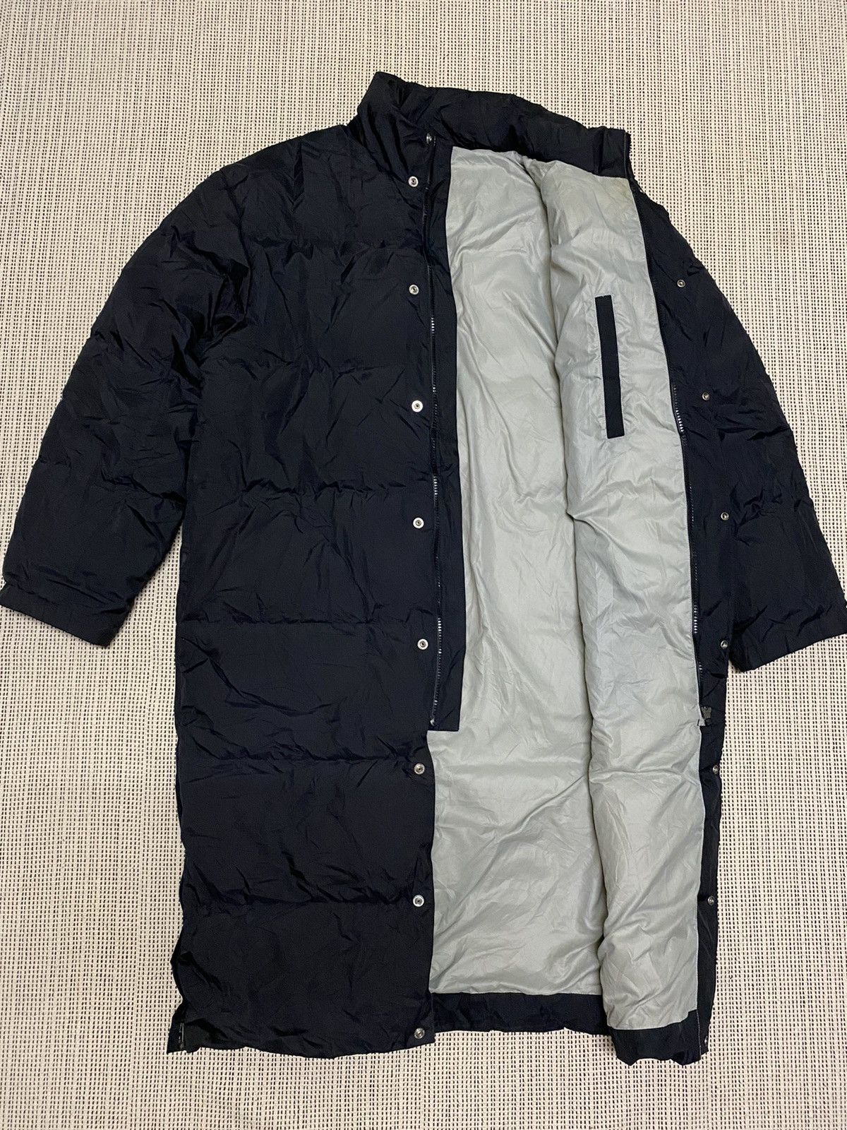 Nike × Vintage Vintage y2k Nike Long Puffer Jacket Vtg Size L Size US L / EU 52-54 / 3 - 3 Thumbnail
