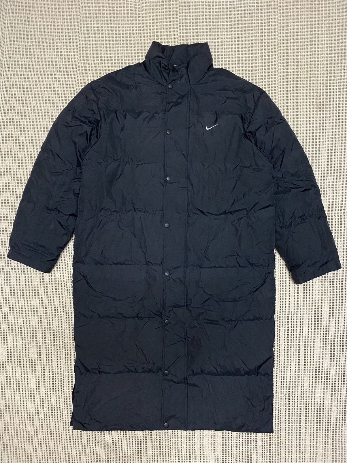 Vintage y2k Nike Long Puffer Jacket Vtg Size L