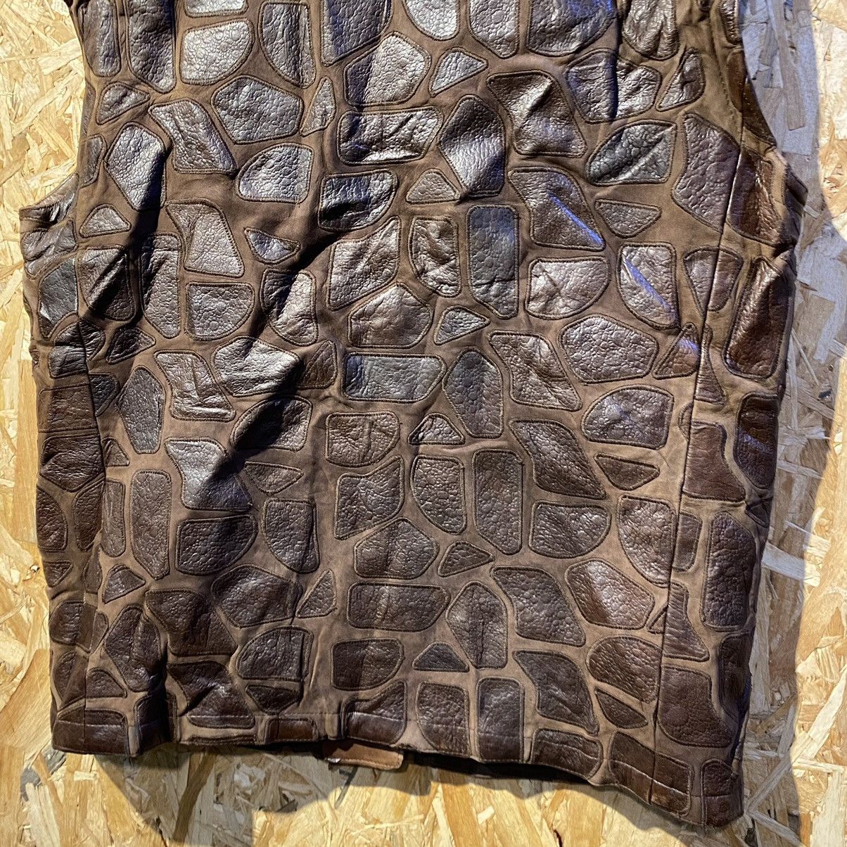 Leather × Valentino × Vintage VINTAGE VERY RARE‼️Valentino Boutique Leather Zipper Vests Size US L / EU 52-54 / 3 - 9 Thumbnail