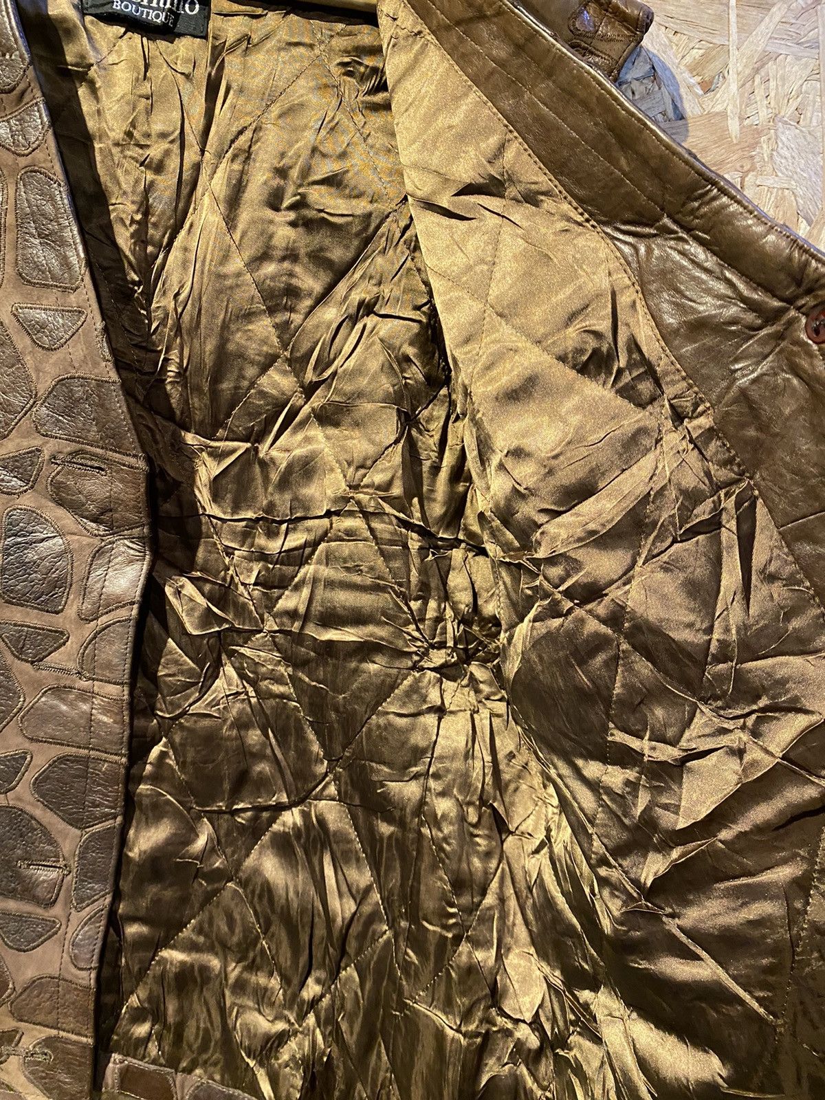 Leather × Valentino × Vintage VINTAGE VERY RARE‼️Valentino Boutique Leather Zipper Vests Size US L / EU 52-54 / 3 - 4 Thumbnail