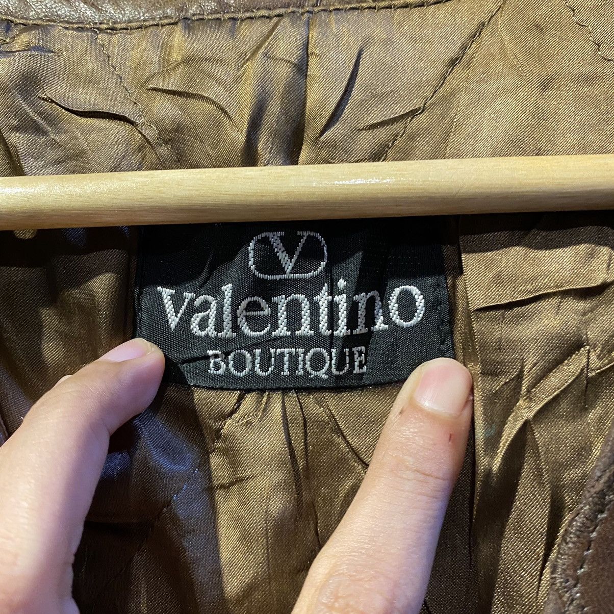 Leather × Valentino × Vintage VINTAGE VERY RARE‼️Valentino Boutique Leather Zipper Vests Size US L / EU 52-54 / 3 - 12 Thumbnail