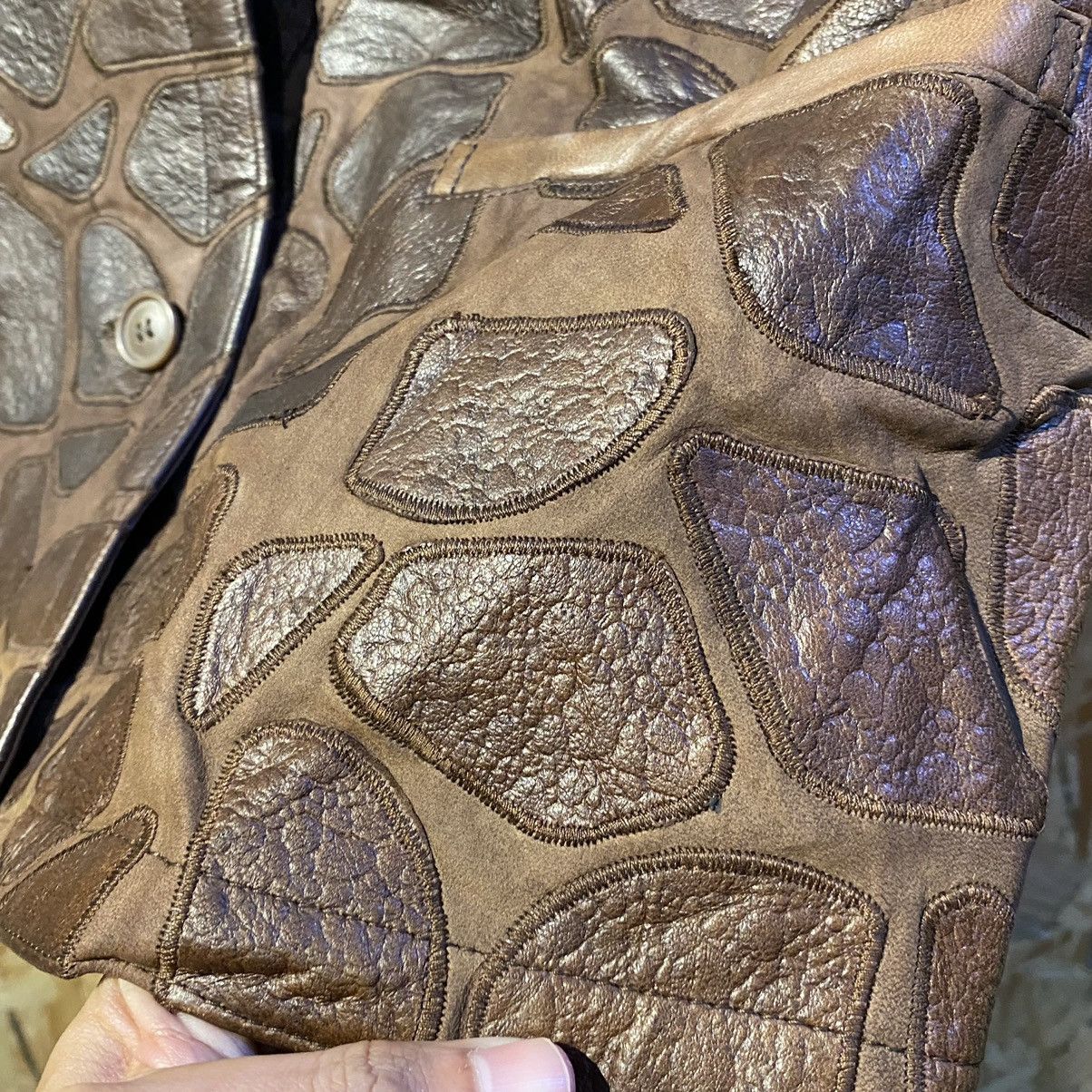Leather × Valentino × Vintage VINTAGE VERY RARE‼️Valentino Boutique Leather Zipper Vests Size US L / EU 52-54 / 3 - 7 Thumbnail