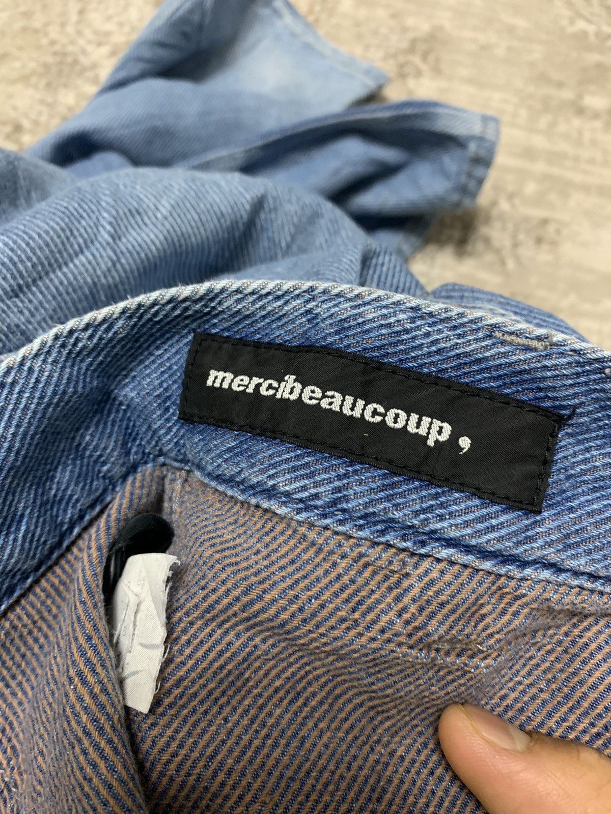 Designer × Japanese Brand × mercibeaucoup MERCIBEAUCOUP JAPANESE BRAND DESIGNER JEANS DENIM Size US 34 / EU 50 - 4 Thumbnail