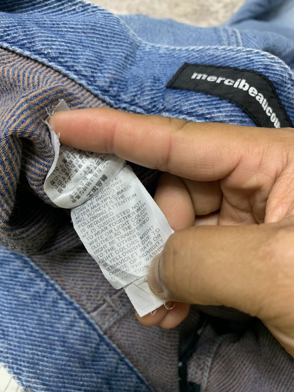Designer × Japanese Brand × mercibeaucoup MERCIBEAUCOUP JAPANESE BRAND DESIGNER JEANS DENIM Size US 34 / EU 50 - 7 Thumbnail