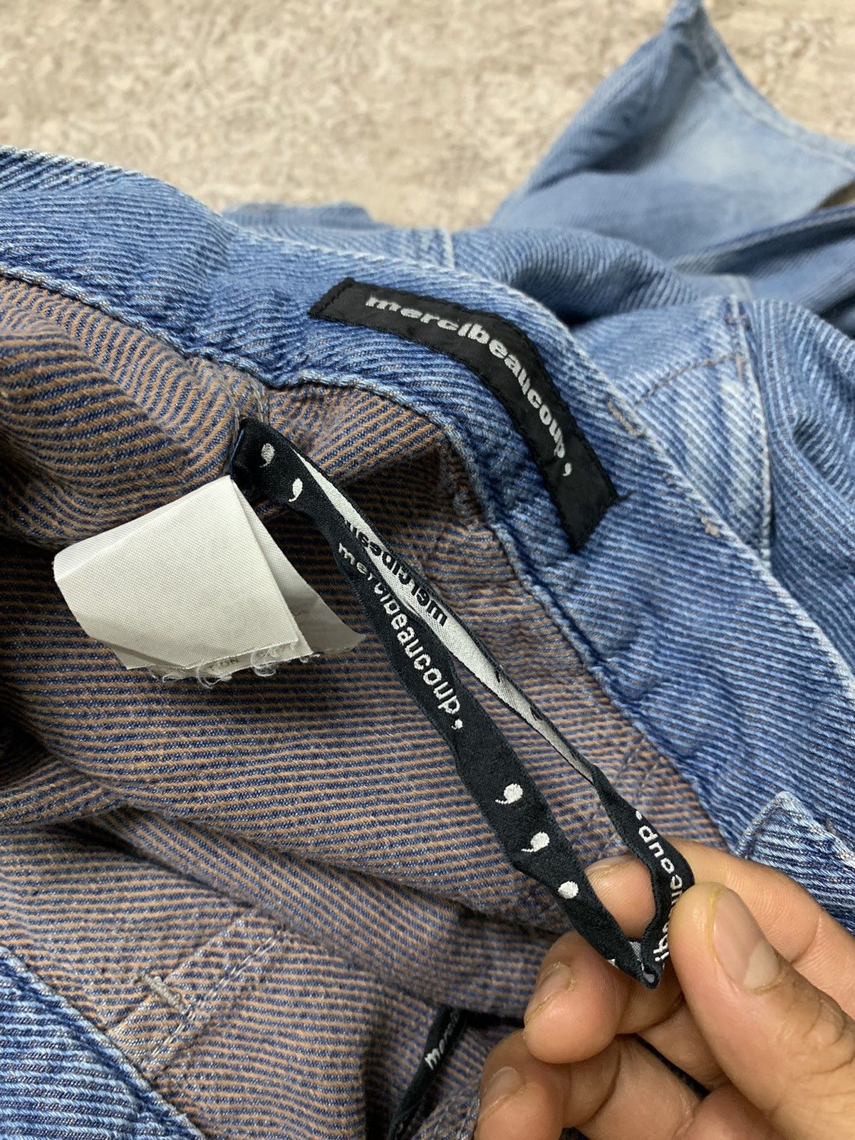 Designer × Japanese Brand × mercibeaucoup MERCIBEAUCOUP JAPANESE BRAND DESIGNER JEANS DENIM Size US 34 / EU 50 - 5 Thumbnail