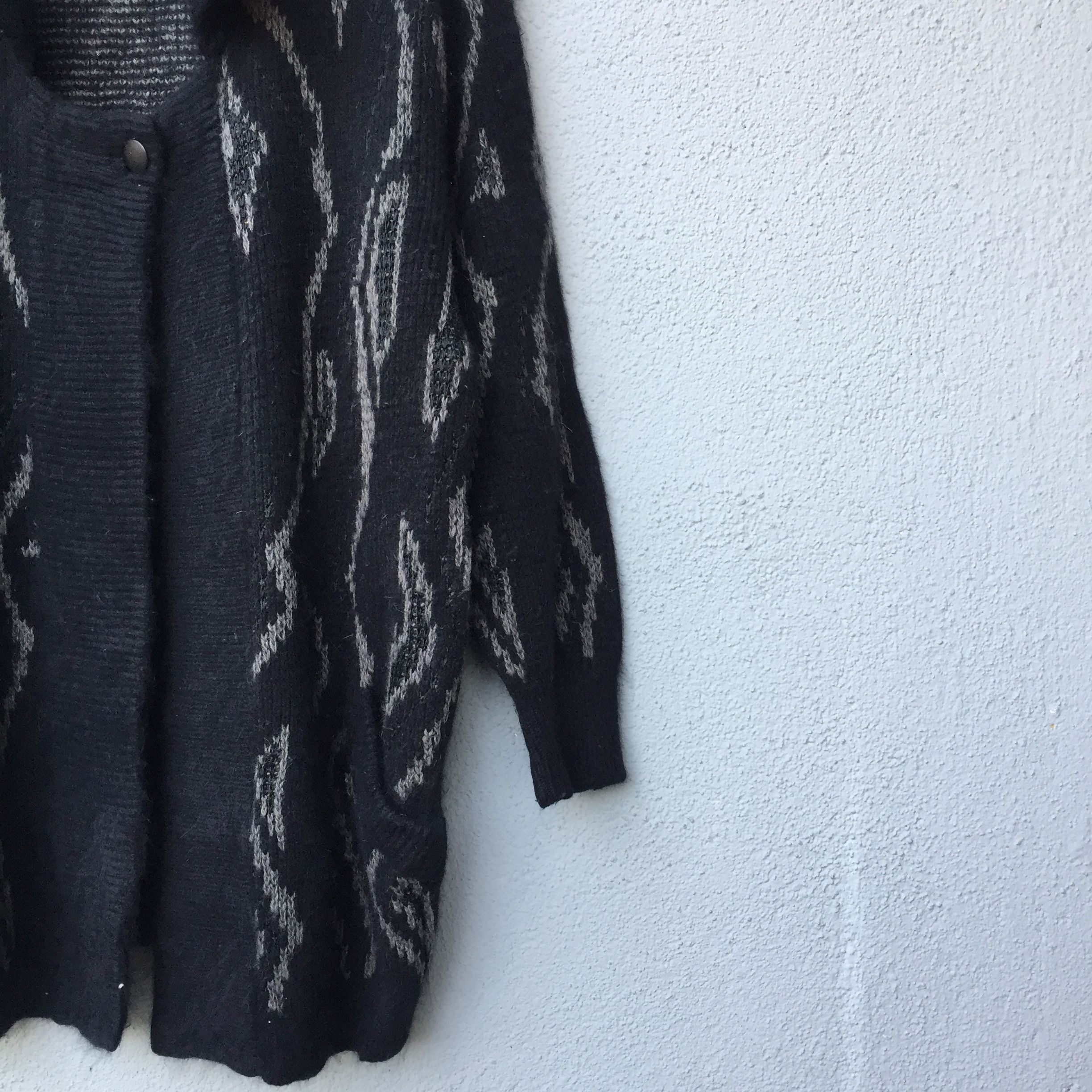 Aran Isles Knitwear Vintage Shag Shaggy Knit Cardigan Fullprint Navajo Knitwear Size US L / EU 52-54 / 3 - 5 Thumbnail