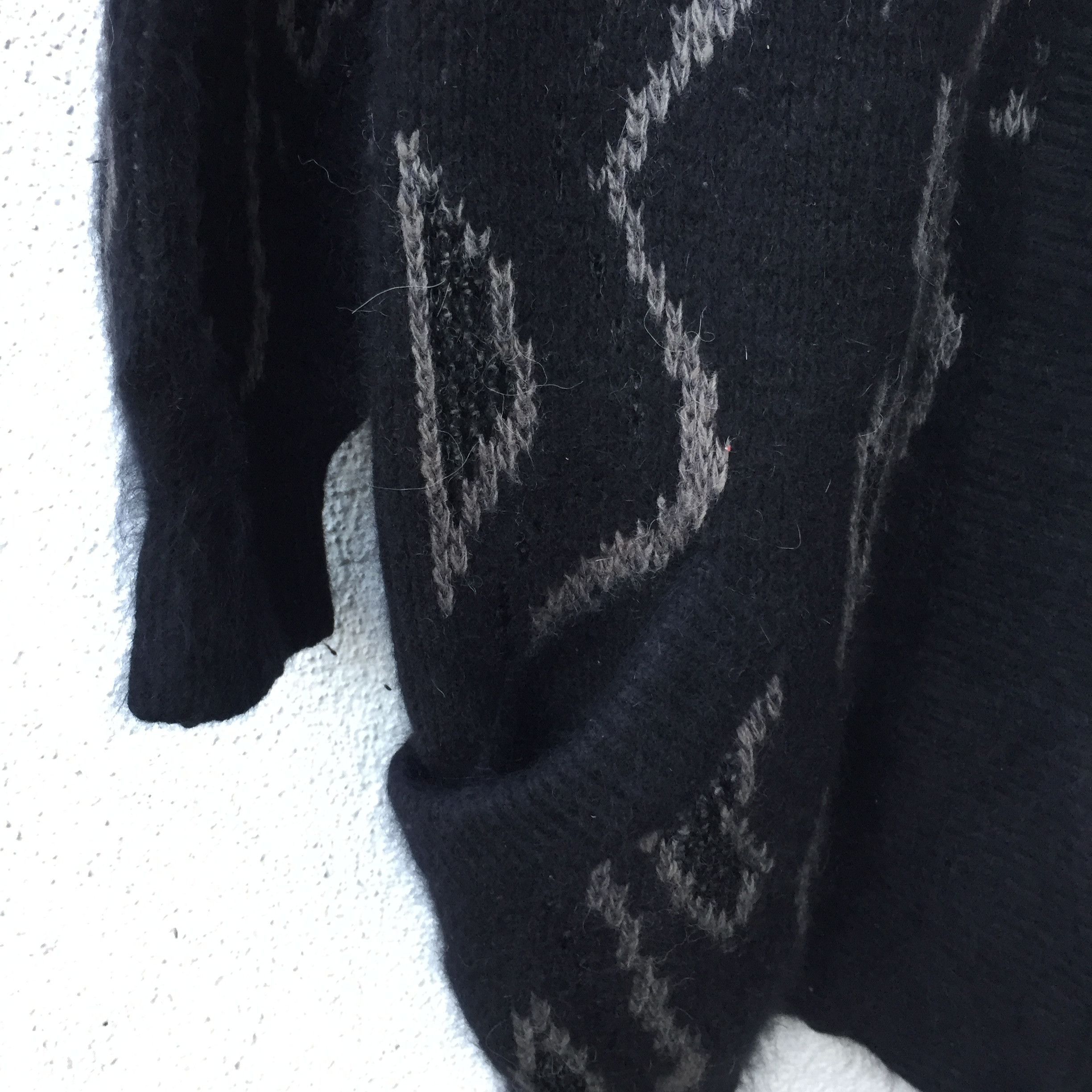 Aran Isles Knitwear Vintage Shag Shaggy Knit Cardigan Fullprint Navajo Knitwear Size US L / EU 52-54 / 3 - 6 Thumbnail
