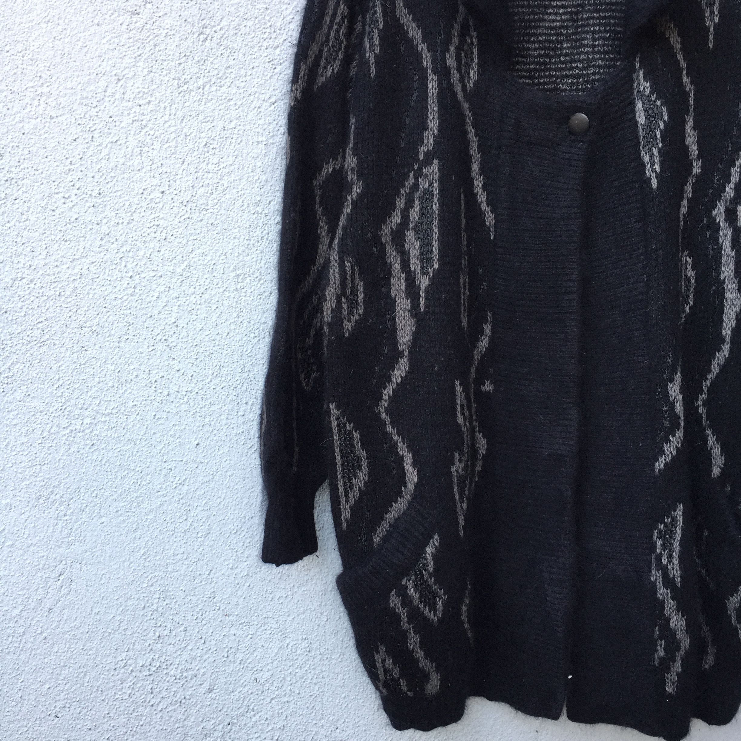 Aran Isles Knitwear Vintage Shag Shaggy Knit Cardigan Fullprint Navajo Knitwear Size US L / EU 52-54 / 3 - 4 Thumbnail