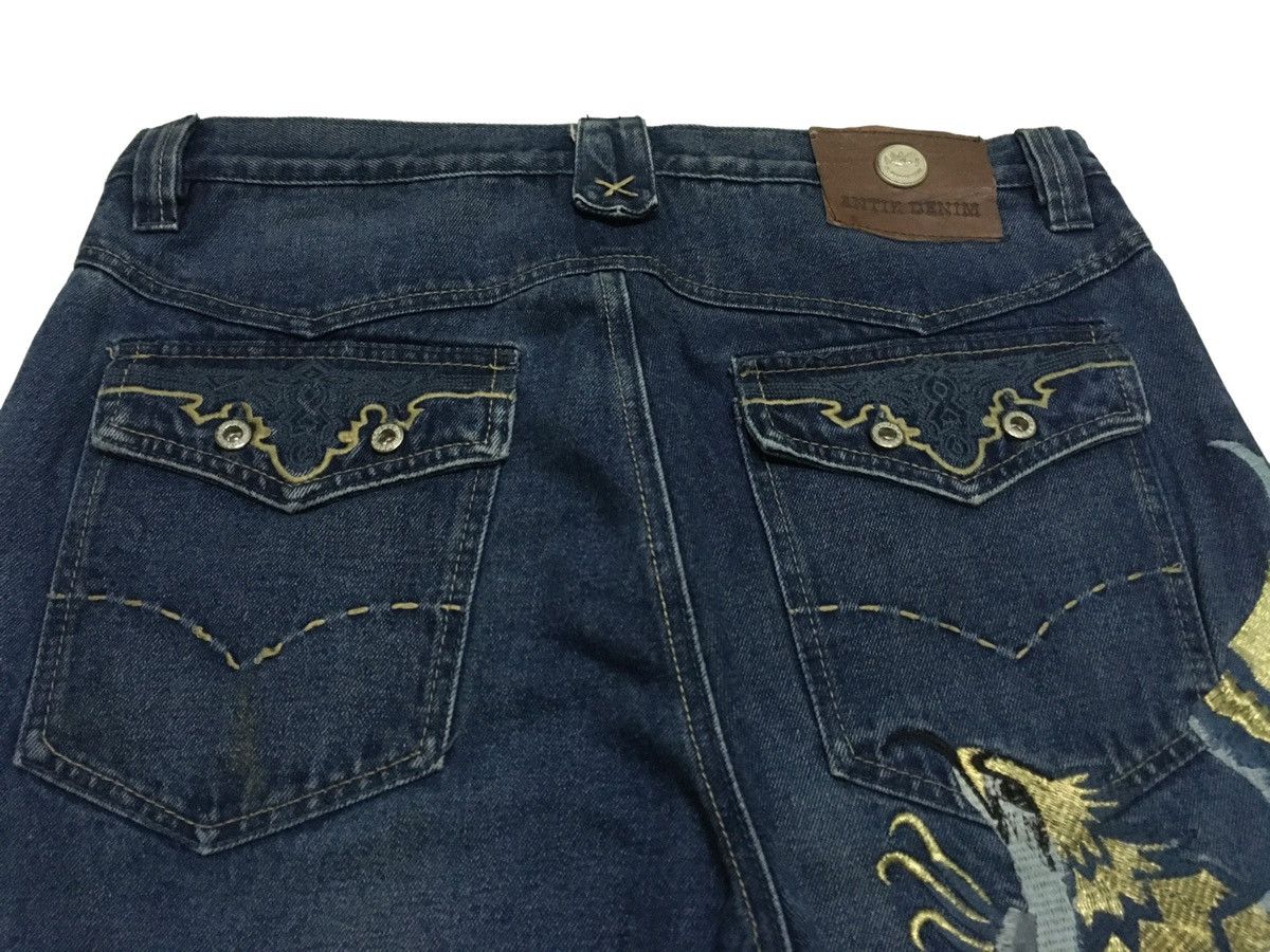 Antik Denim × If Six Was Nine Rare Design Vintage Antik Denim Sukajan Baggy Jeans 2000s Size US 36 / EU 52 - 7 Thumbnail