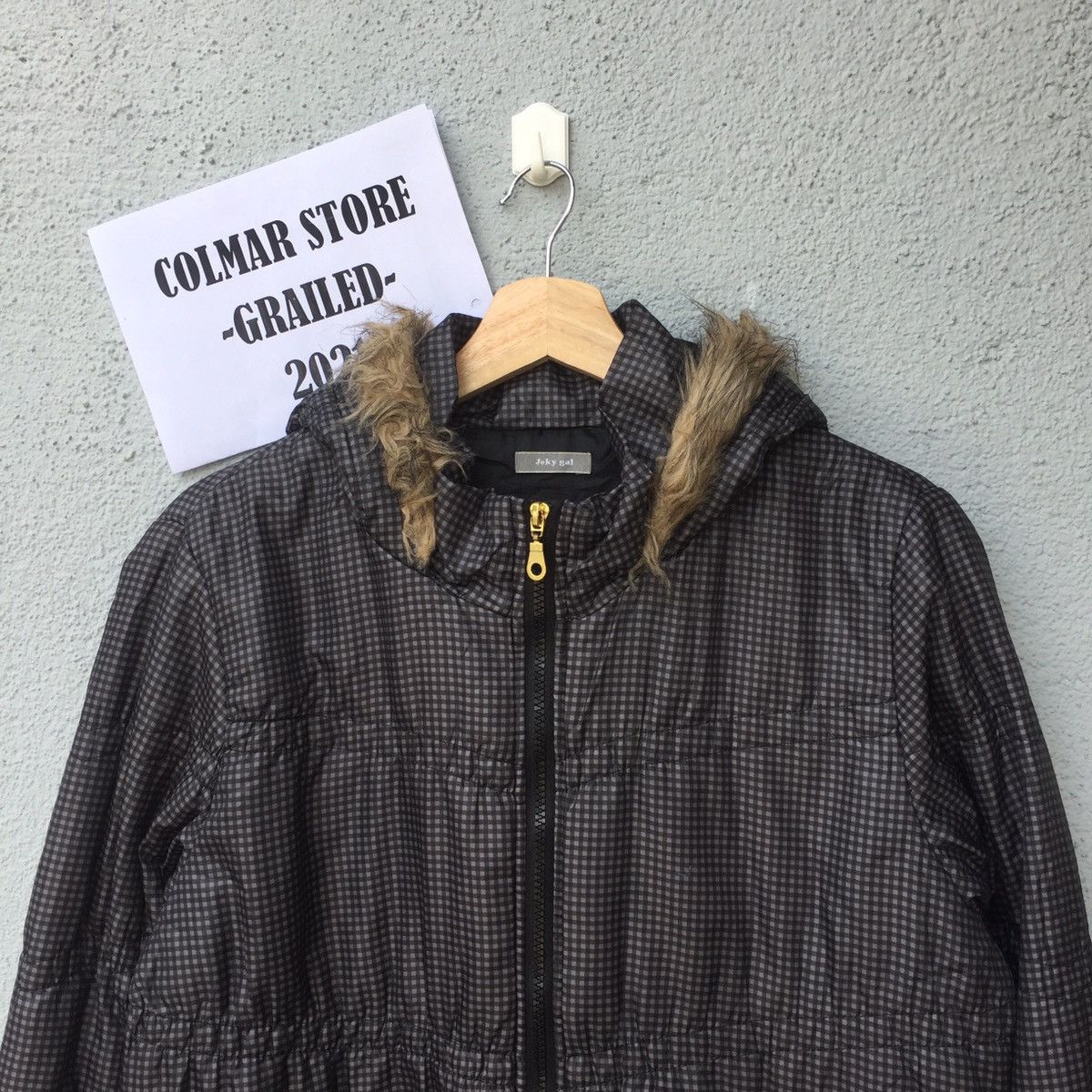 Japanese Brand Vintage JOKY GAL Puffer Fur Hoodies Jacket Size US L / EU 52-54 / 3 - 2 Thumbnail